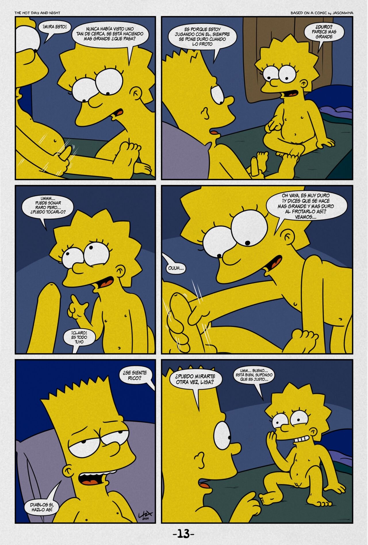 marge comic xxx - The HOT DAY and NIGHT: Comic XXX Los Simpsons imagen 14