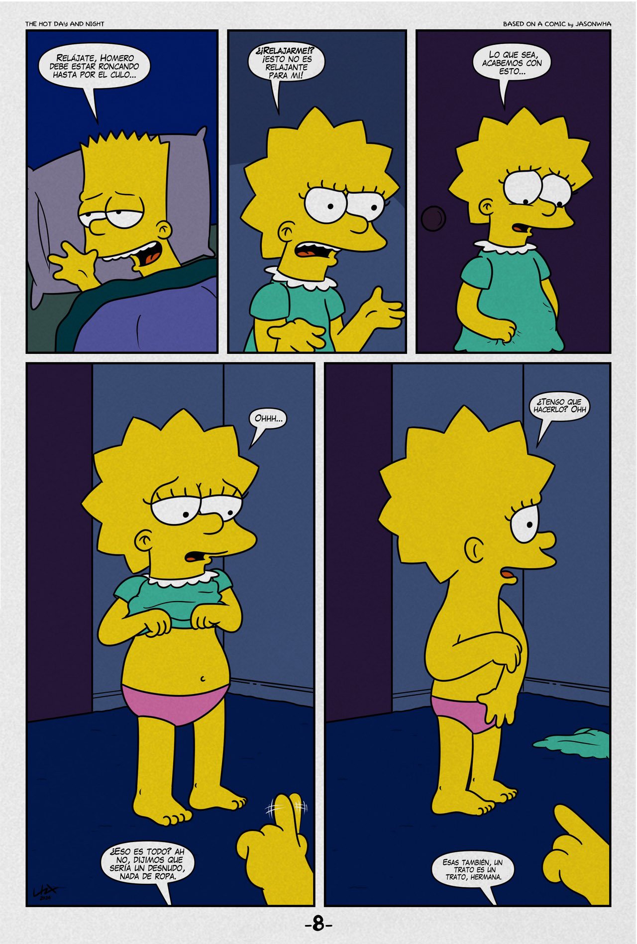 The HOT DAY and NIGHT: Comic XXX Los Simpsons Marge Simpson - Comic XXX Los Simpsons imagen 9