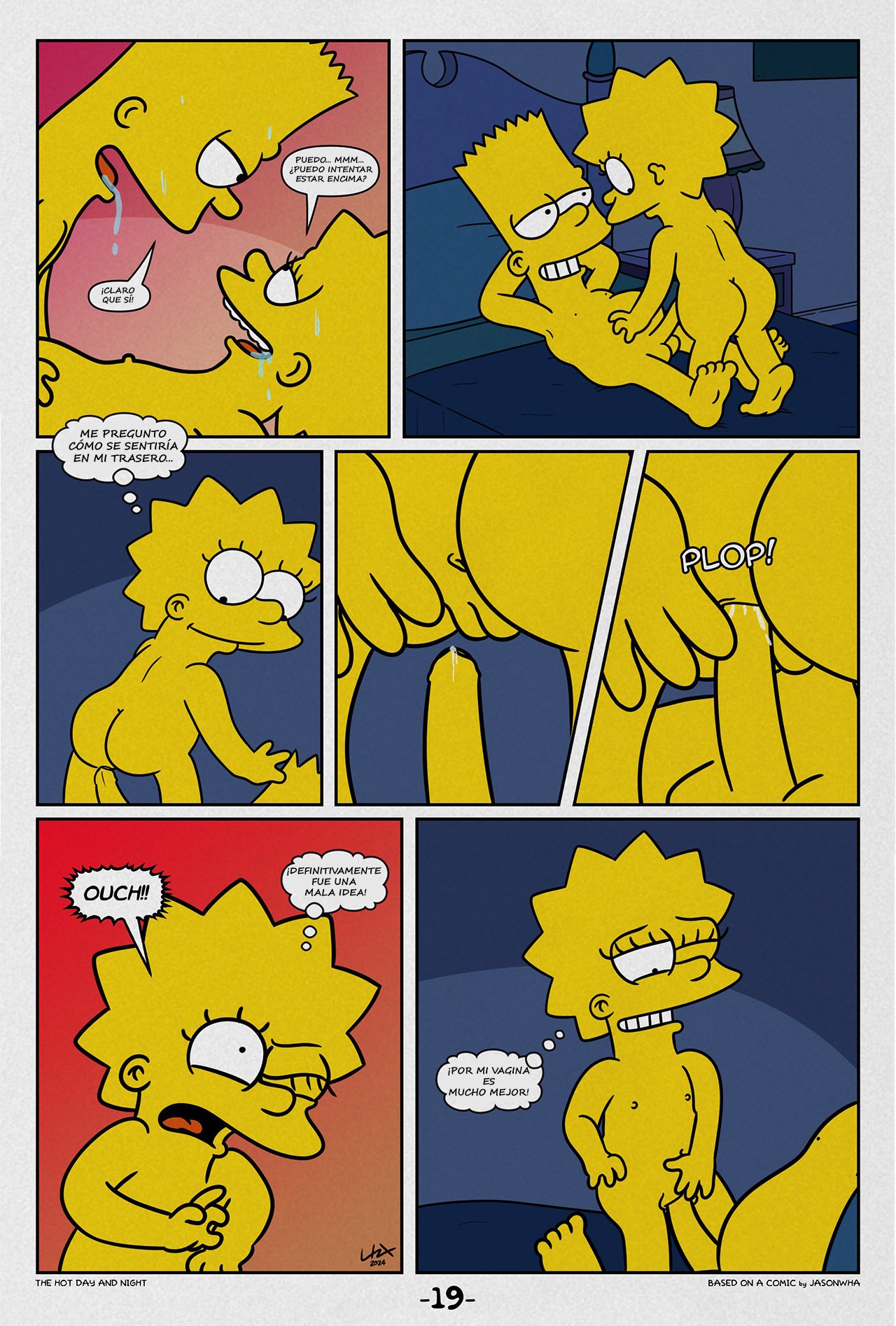 The HOT DAY and NIGHT: Comic XXX Los Simpsons - marge comic xxx página 20