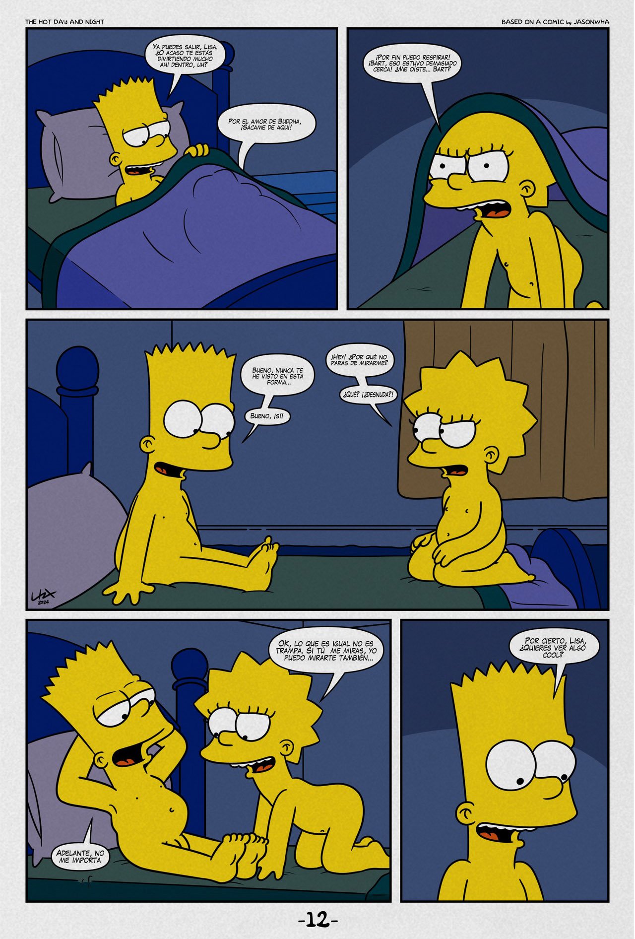 The HOT DAY and NIGHT: Comic XXX Los Simpsons Marge Simpson - Comic XXX Los Simpsons imagen 13