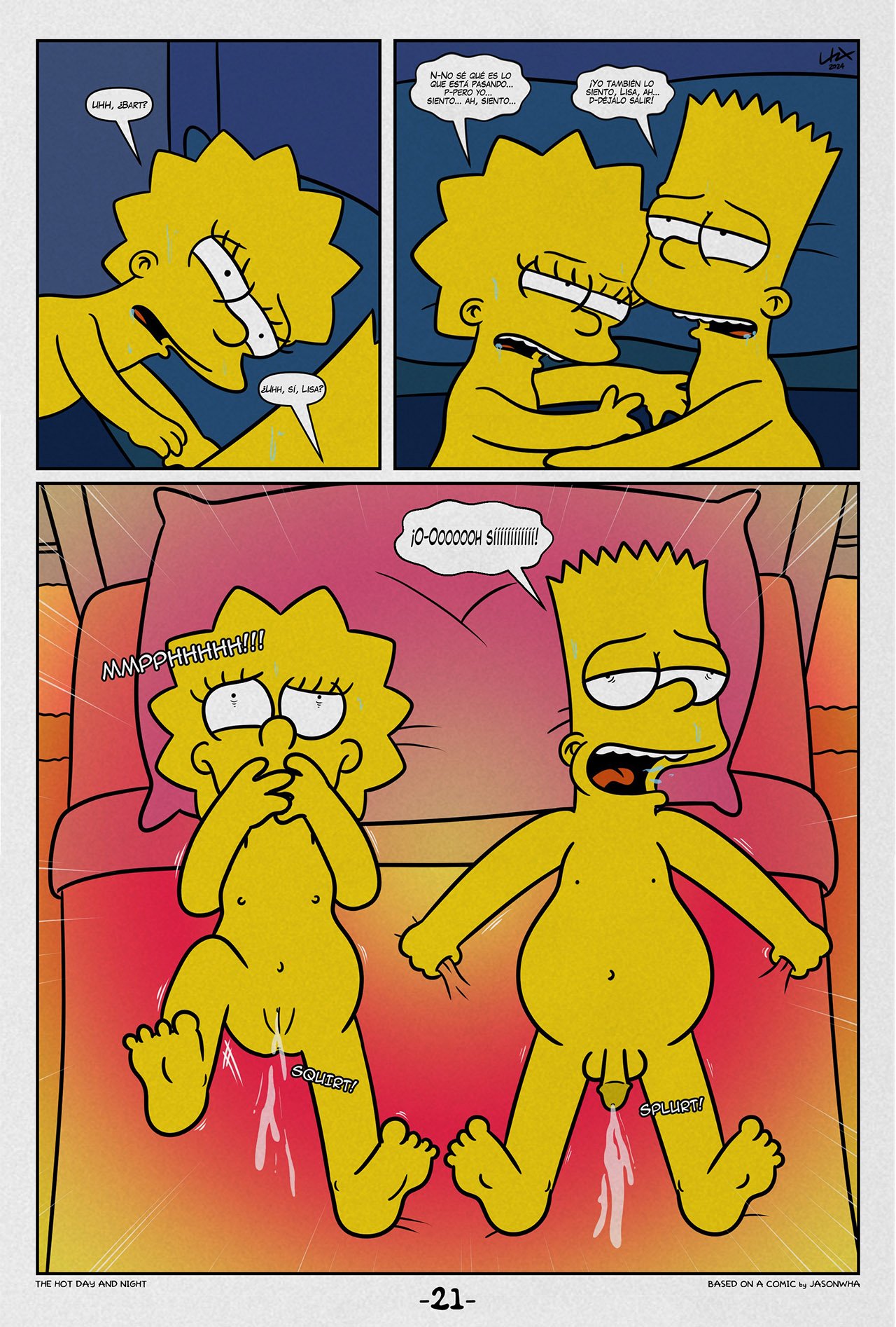 marge comic xxx - The HOT DAY and NIGHT: Comic XXX Los Simpsons imagen 22