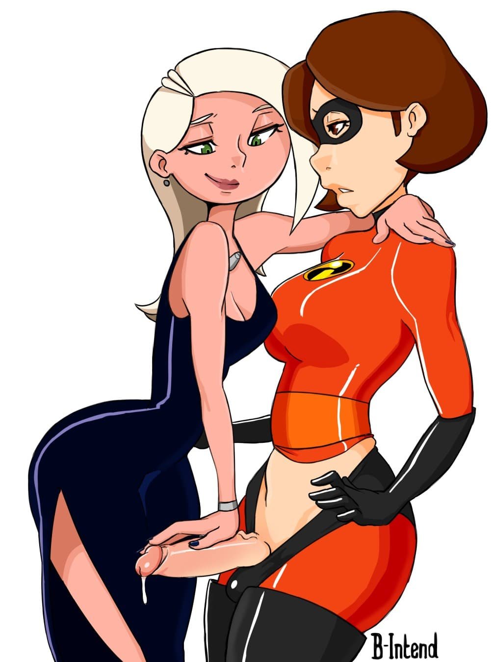 elastigirl xxx comic - Elastigirl x Mirage– Los Increibles XXX - página 2