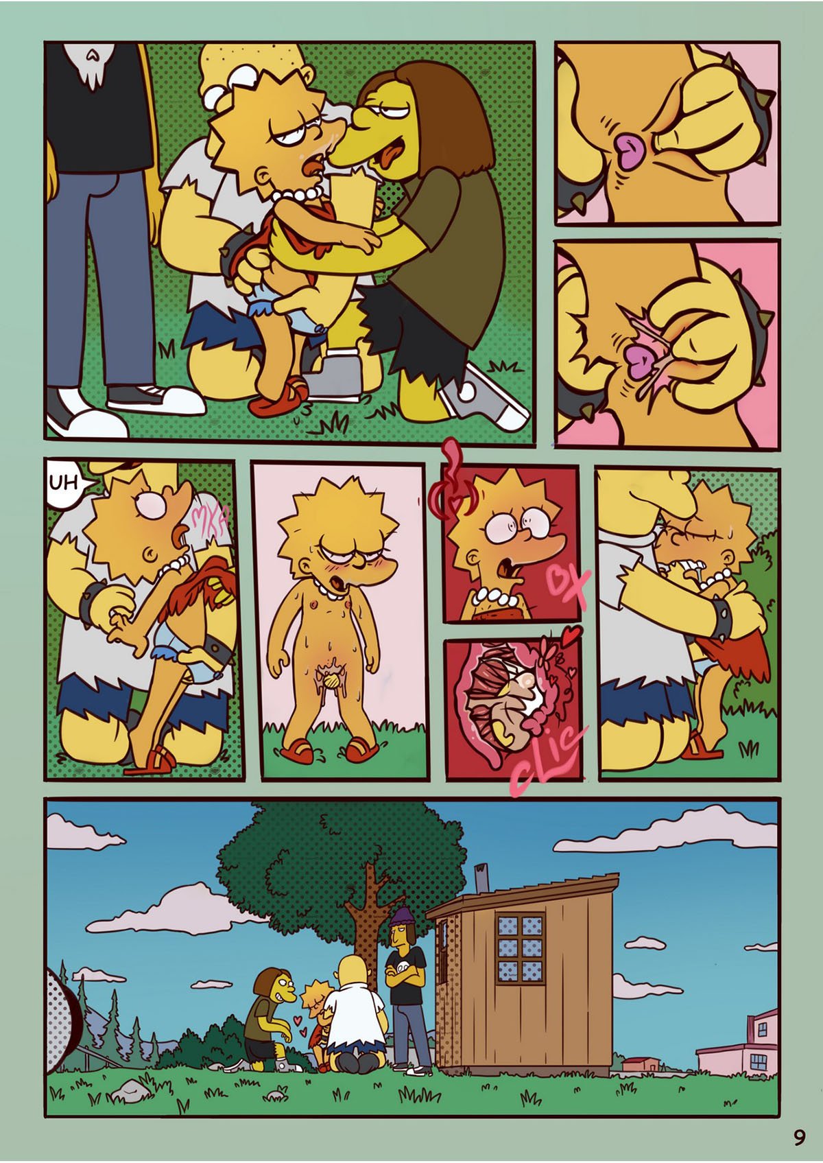 The SWINSONS parte 2 xxx comic los simpson - The SWINSONS parte 2 - Comic XXX Los Simpsons imagen 10