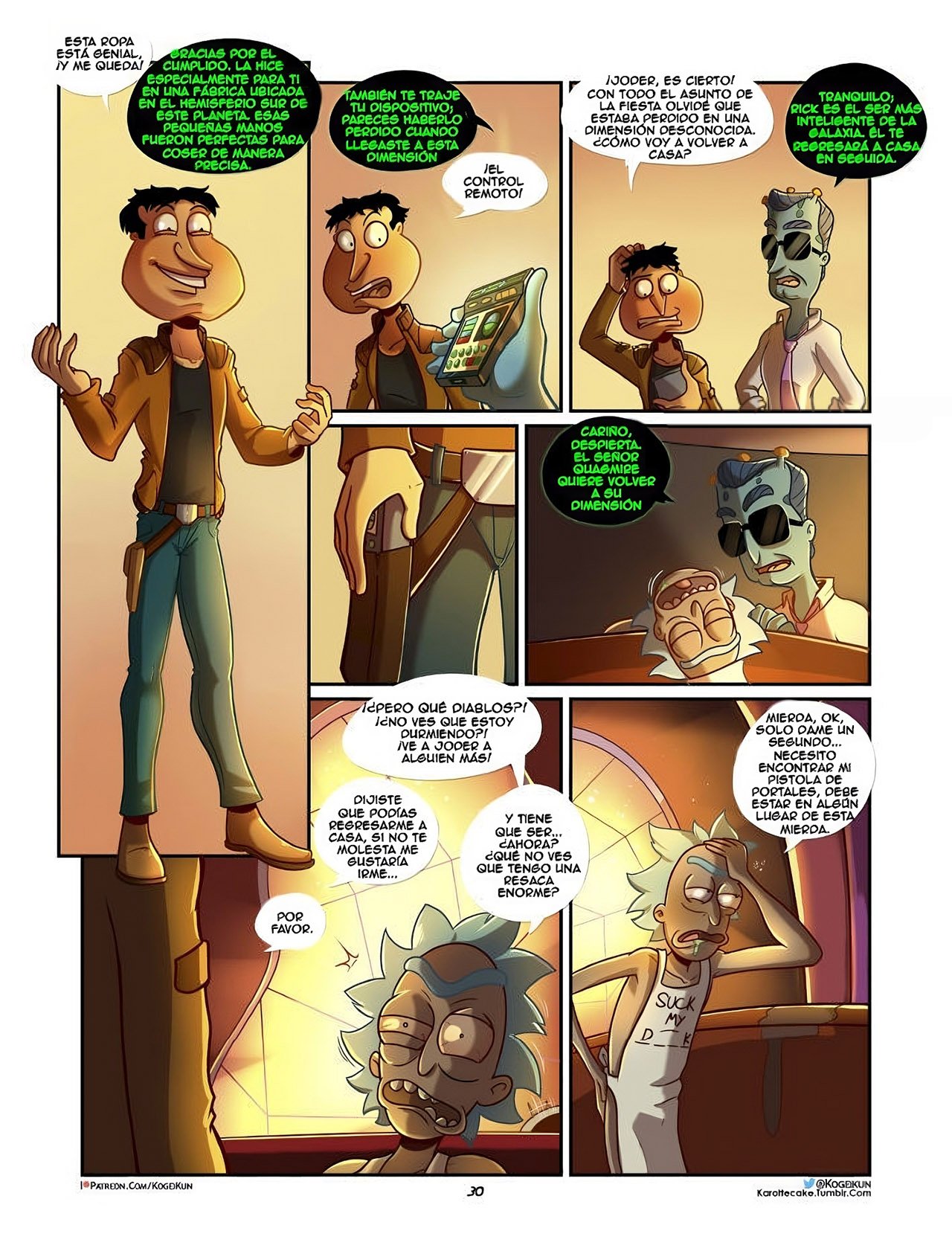 Página 31 de 33 de Quagmire – Into The Multiverse Parte 1 — Comic XXX Padre de Familia