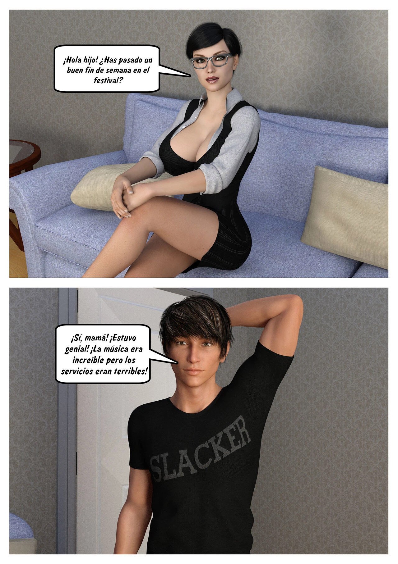 Warp WORLDS Warp WORLDS — página 2 del cómic 3D XXX