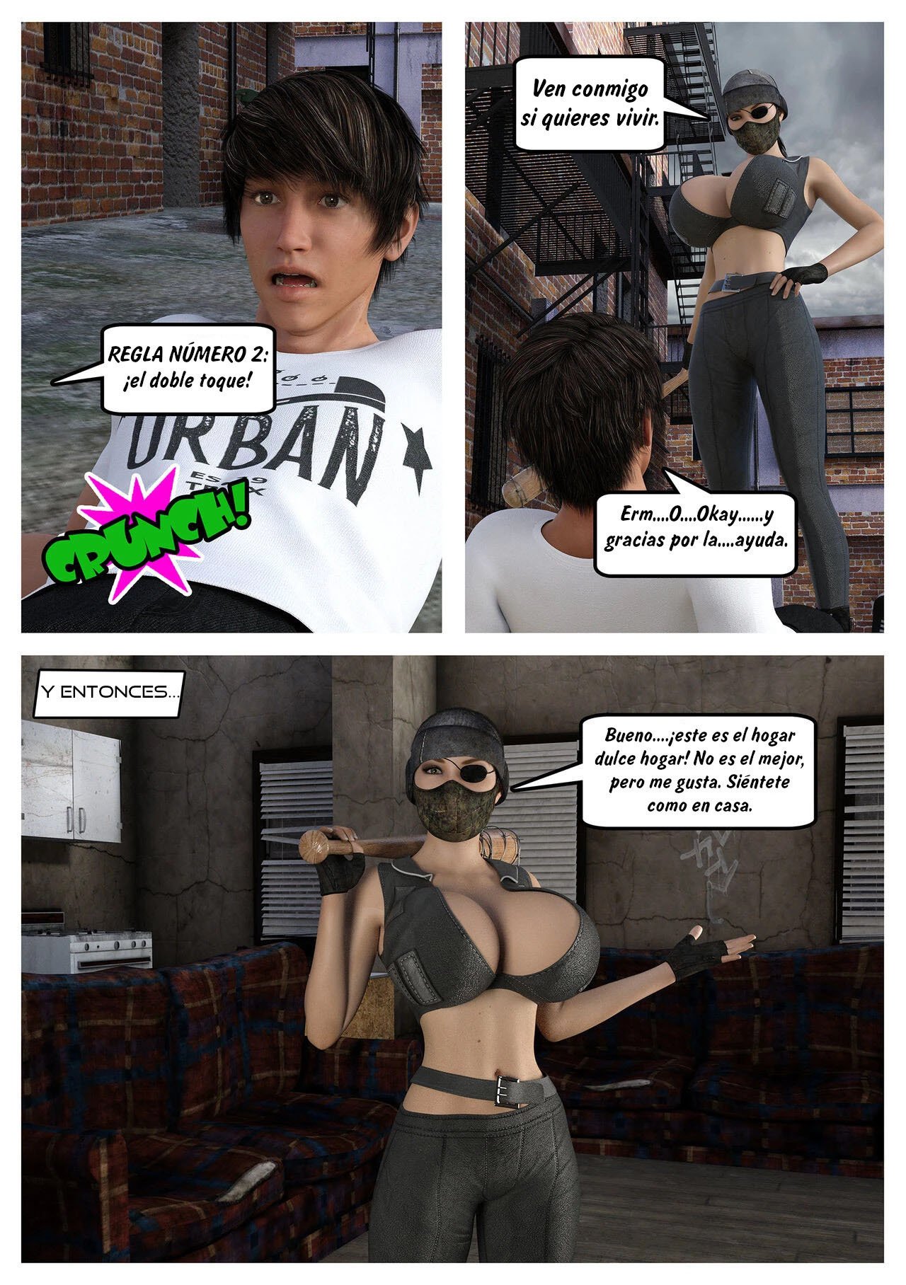 Warp WORLDS Warp WORLDS — página 22 del cómic 3D XXX