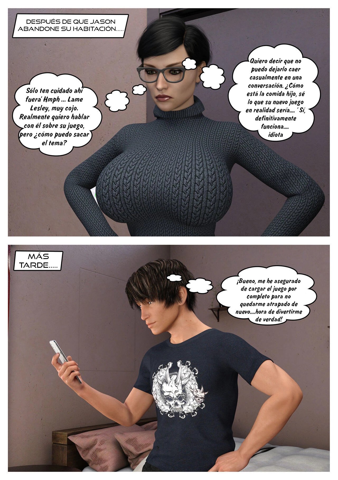 Warp WORLDS Warp WORLDS — página 34 del cómic 3D XXX
