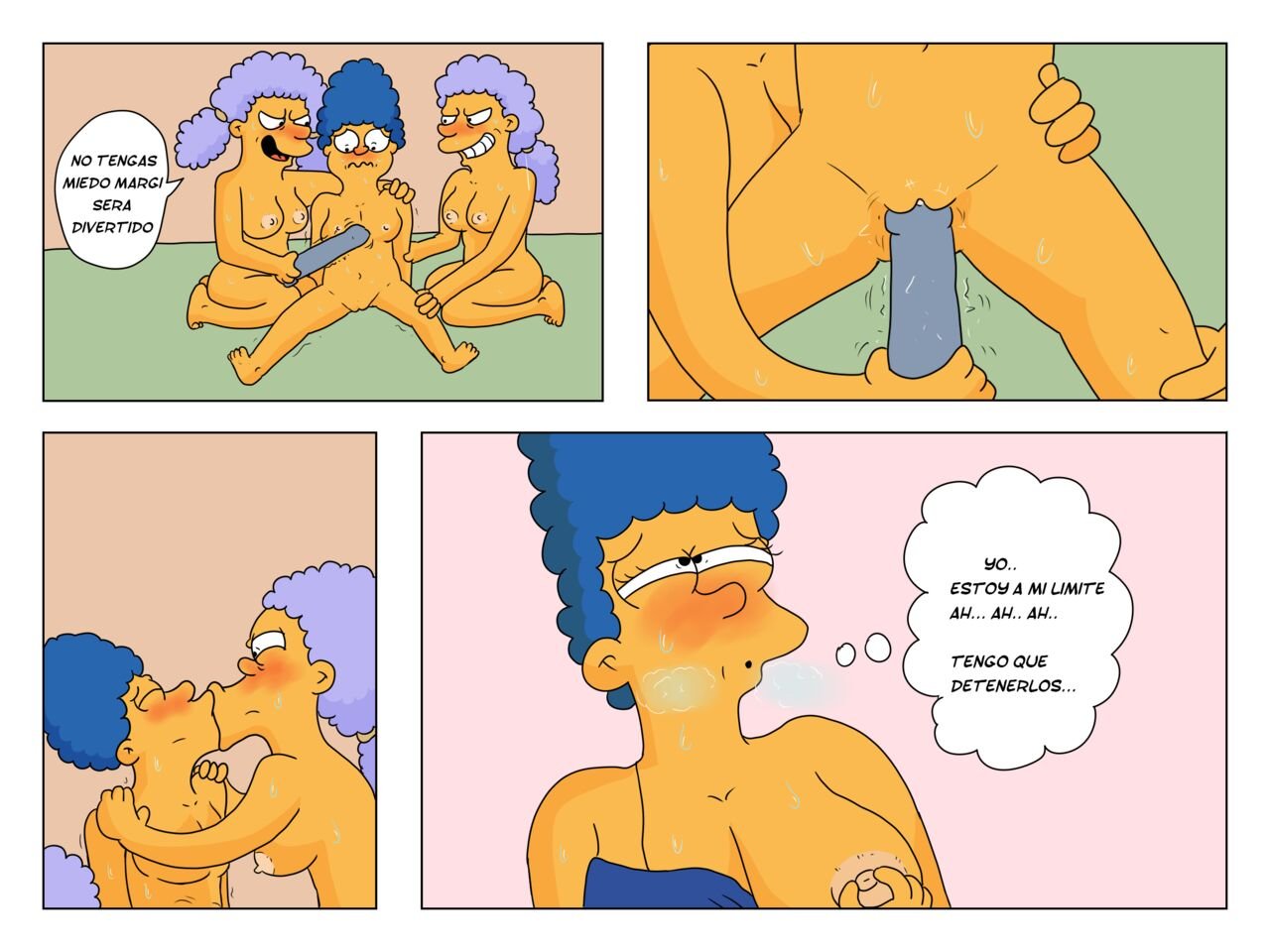 El VIDEO SECRETO de MARGE parte 2 El VIDEO SECRETO de MARGE parte 2 - Comic XXX Los Simpsons - marge comic xxx página 12