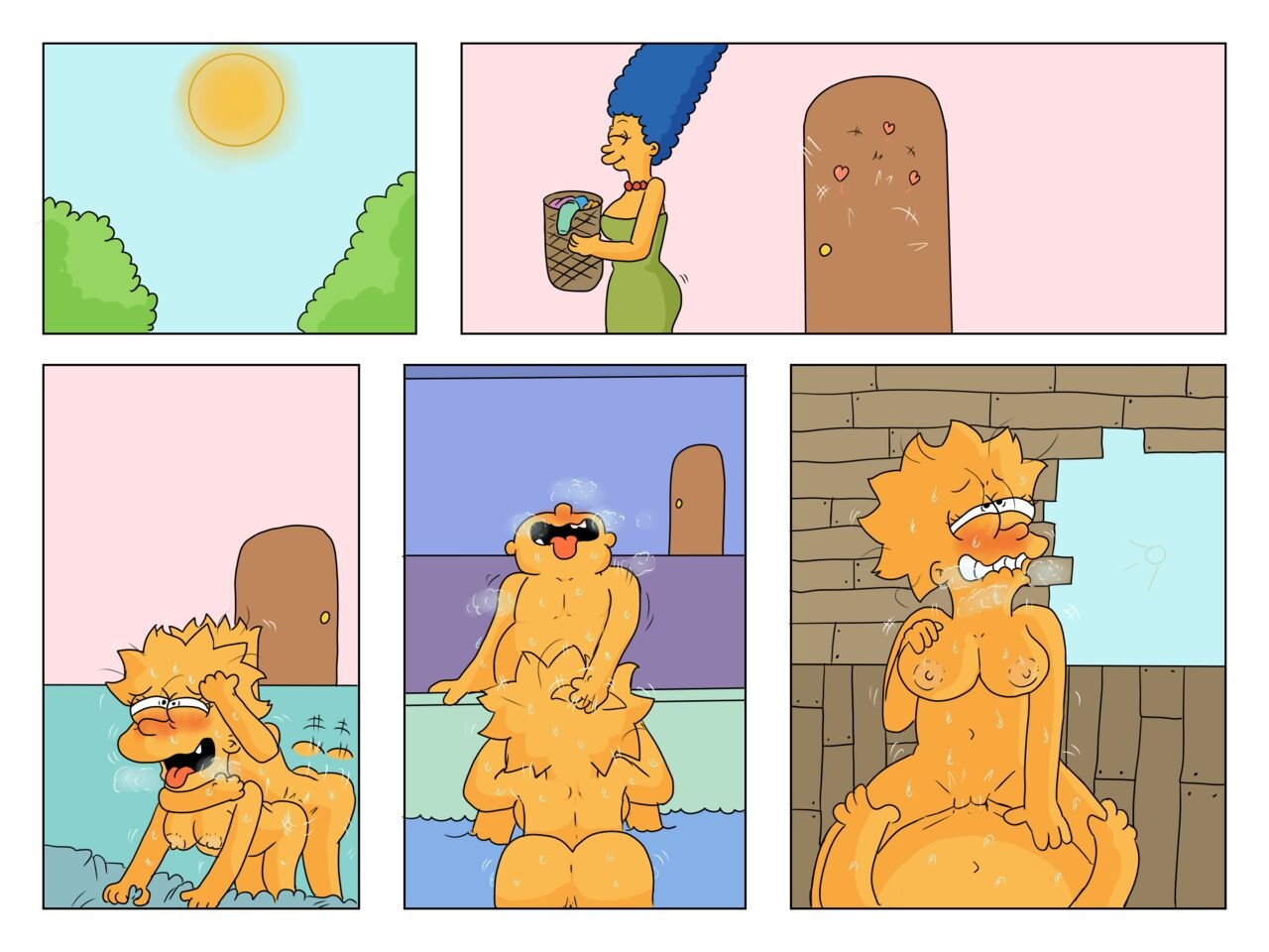 El VIDEO SECRETO de MARGE parte 2 marge comic xxx - El VIDEO SECRETO de MARGE parte 2 - Comic XXX Los Simpsons imagen 2
