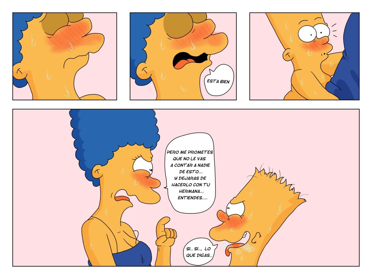 El VIDEO SECRETO de MARGE parte 2 marge comic xxx - El VIDEO SECRETO de MARGE parte 2 - Comic XXX Los Simpsons imagen 18