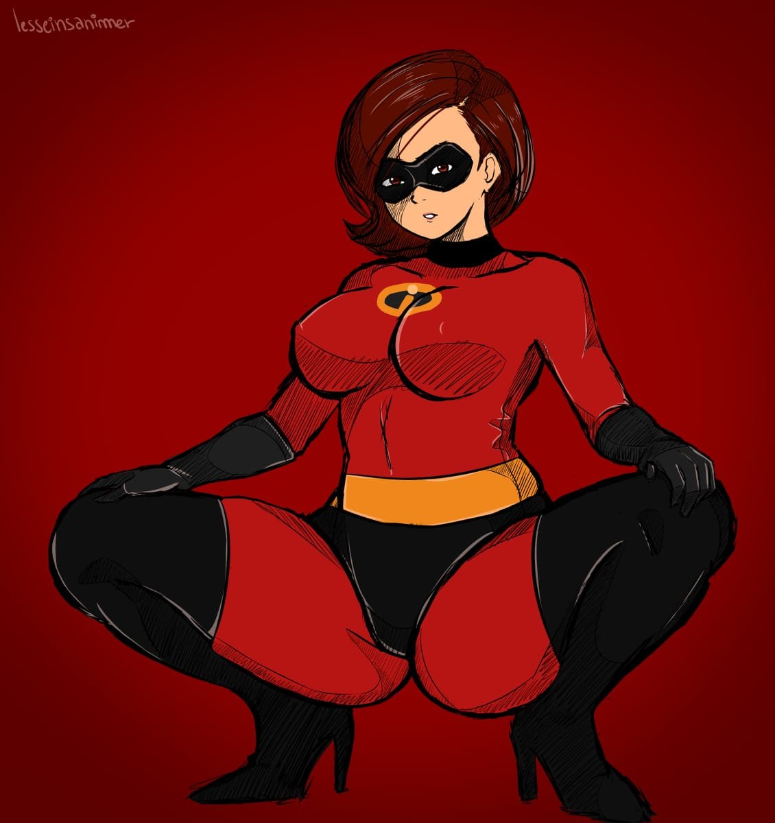 Helen Parr XXX - Comic XXX Los Increíbles - 3 de 12
