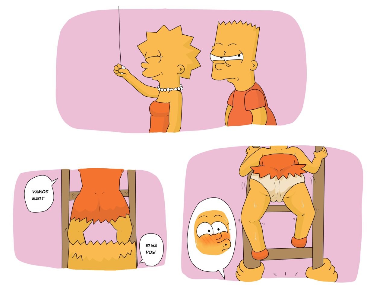 El VIDEO SECRETO de MARGE parte 1 - Comic XXX Los Simpsons - marge comic xxx página 4