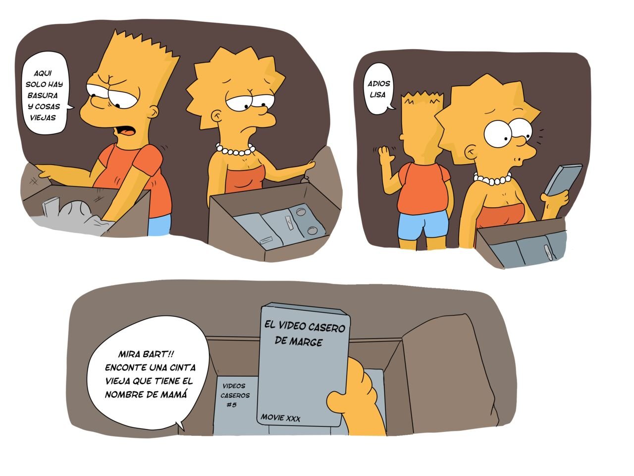 marge comic xxx - El VIDEO SECRETO de MARGE parte 1 - Comic XXX Los Simpsons imagen 6