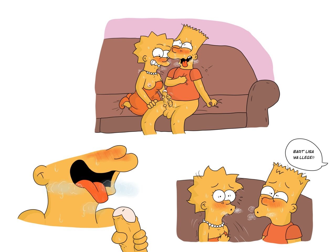 El VIDEO SECRETO de MARGE parte 1 - Comic XXX Los Simpsons - marge comic xxx página 12