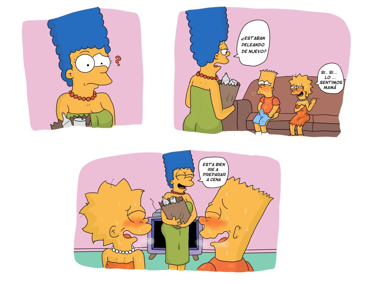 El VIDEO SECRETO de MARGE parte 1 - Comic XXX Los Simpsons Marge Simpson - Comic XXX Los