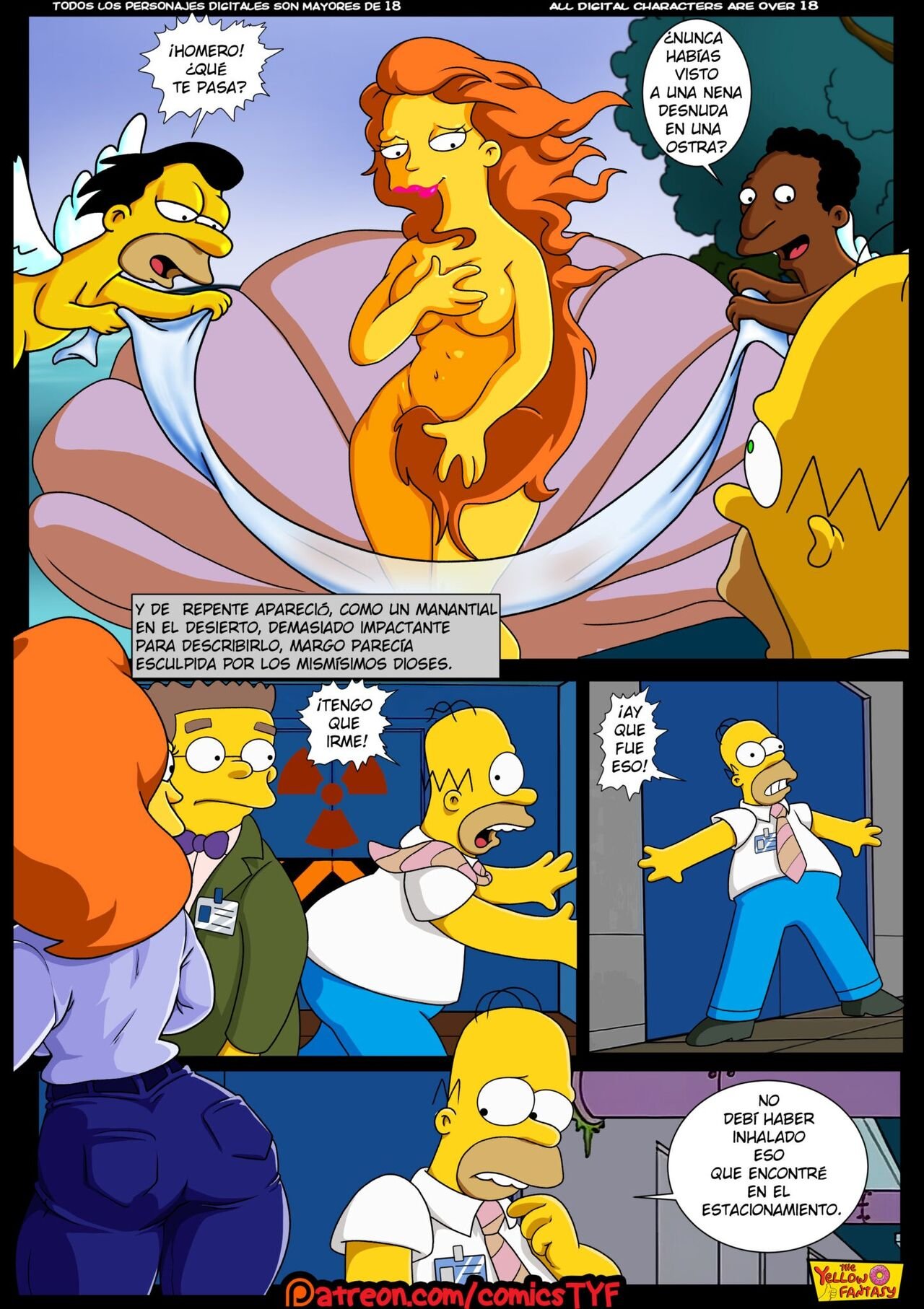 AMOR Radioactivo xxx comic los simpson - Amor Radioactivo: Comic XXX Los Simpsons imagen 2