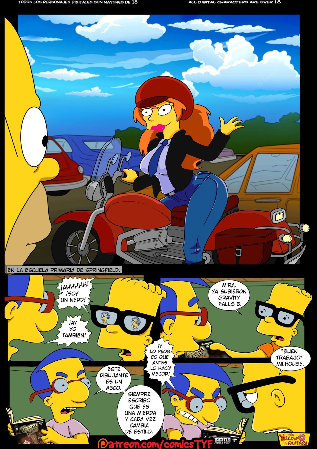 AMOR Radioactivo Amor Radioactivo: Comic XXX Los Simpsons - xxx comic los simpson página 4