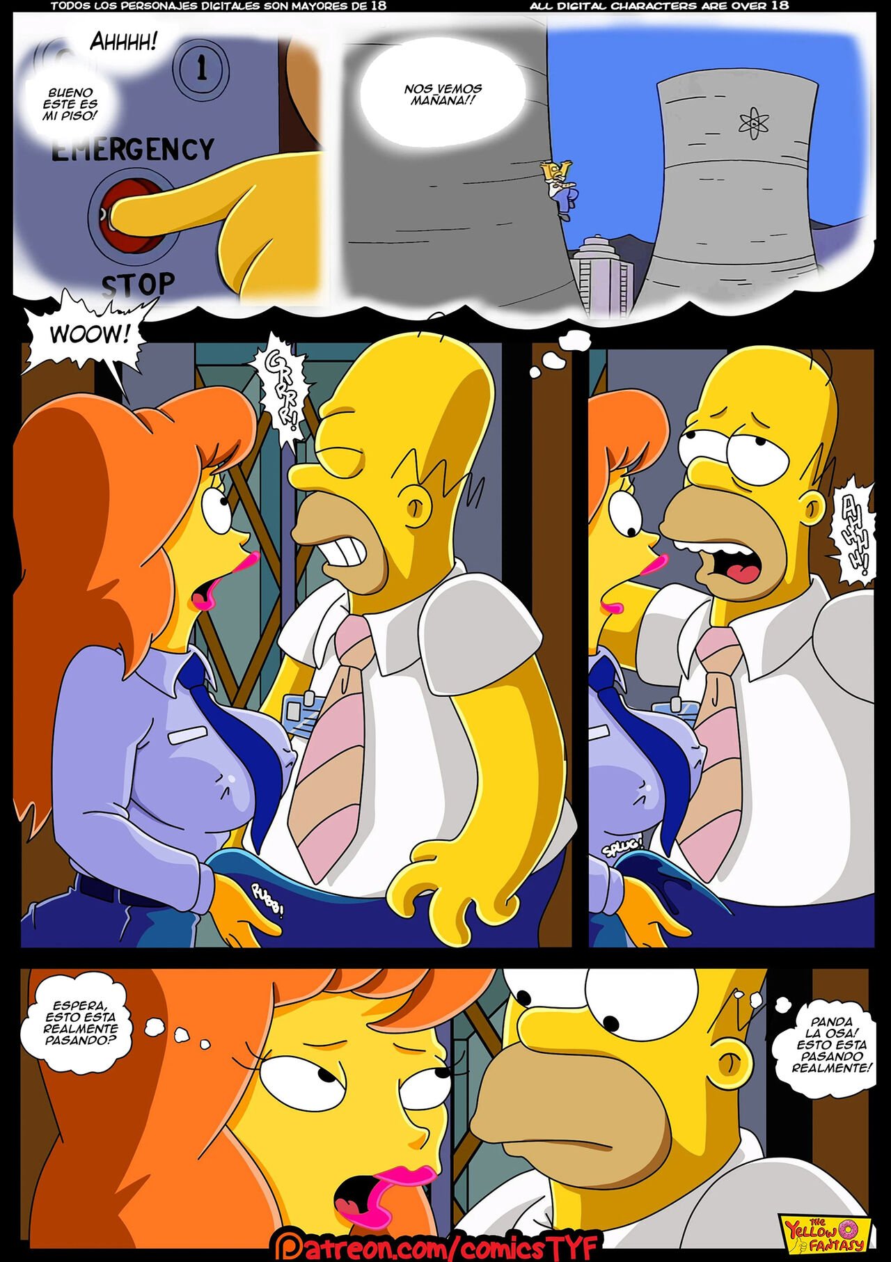 AMOR Radioactivo Los Simpsons en Los Simpsons comic XXX - imagen 19 de 31
