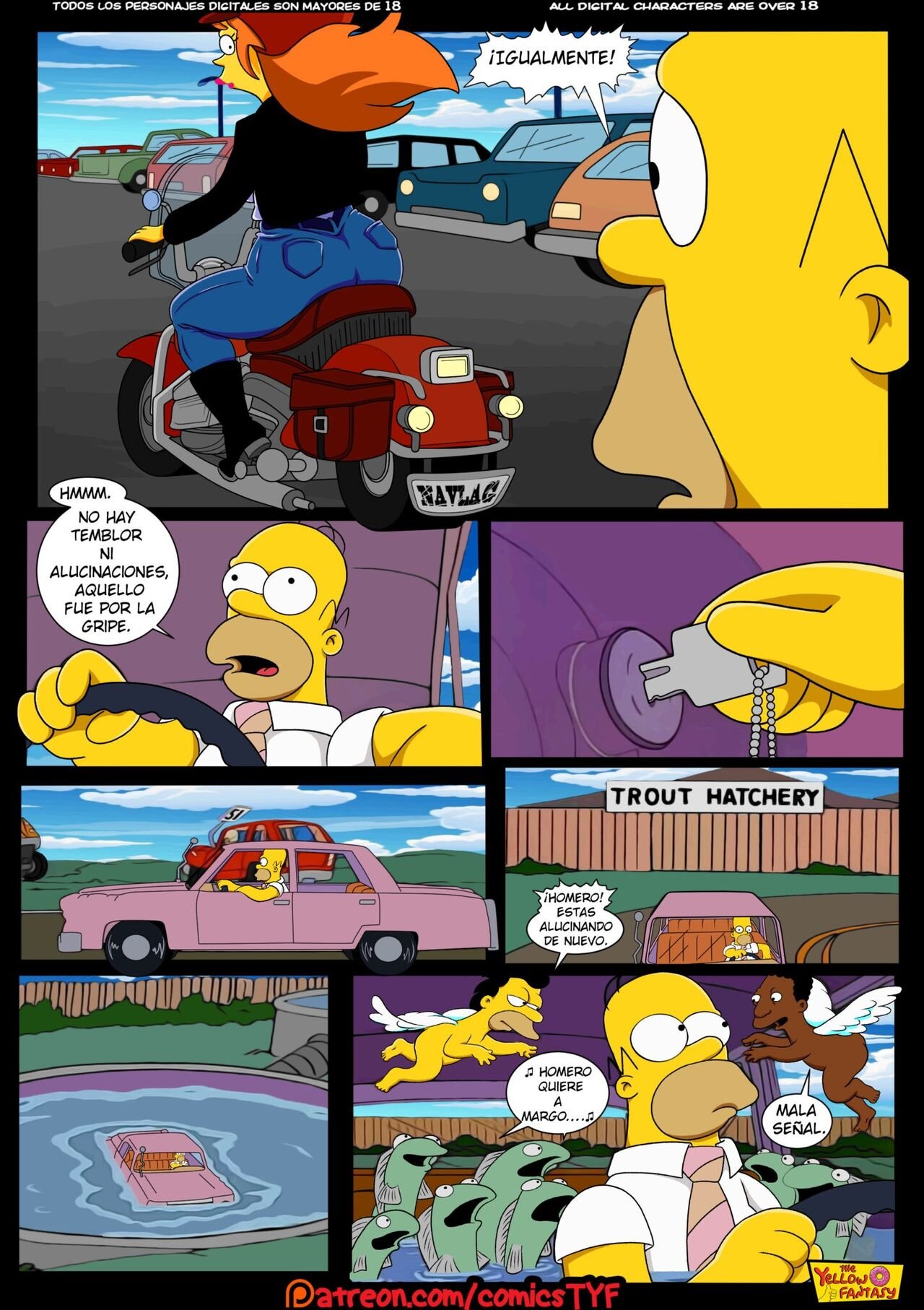 AMOR Radioactivo Amor Radioactivo: Comic XXX Los Simpsons Los Simpsons - Comic XXX Los Simpsons imagen 5