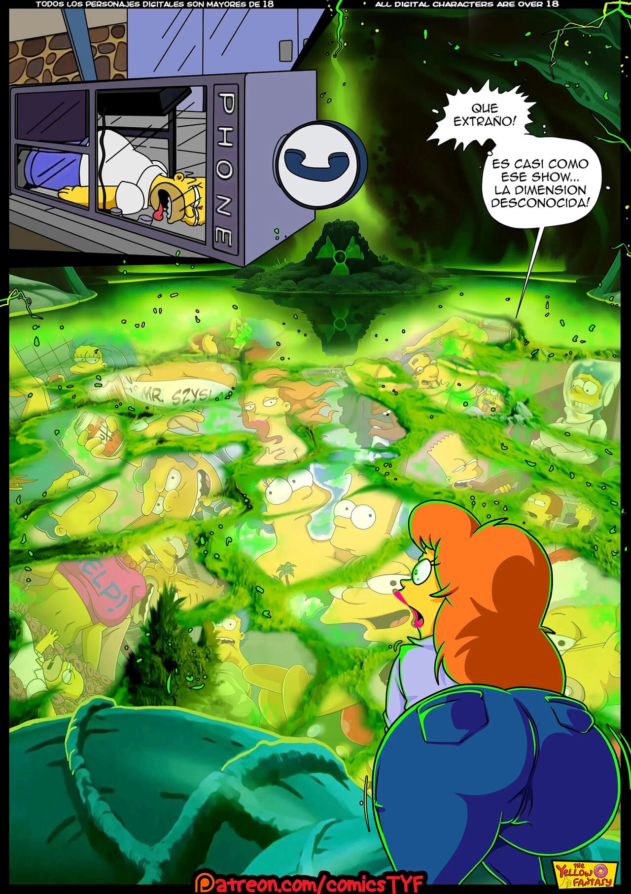 AMOR Radioactivo Amor Radioactivo: Comic XXX Los Simpsons - xxx comic los simpson página 28