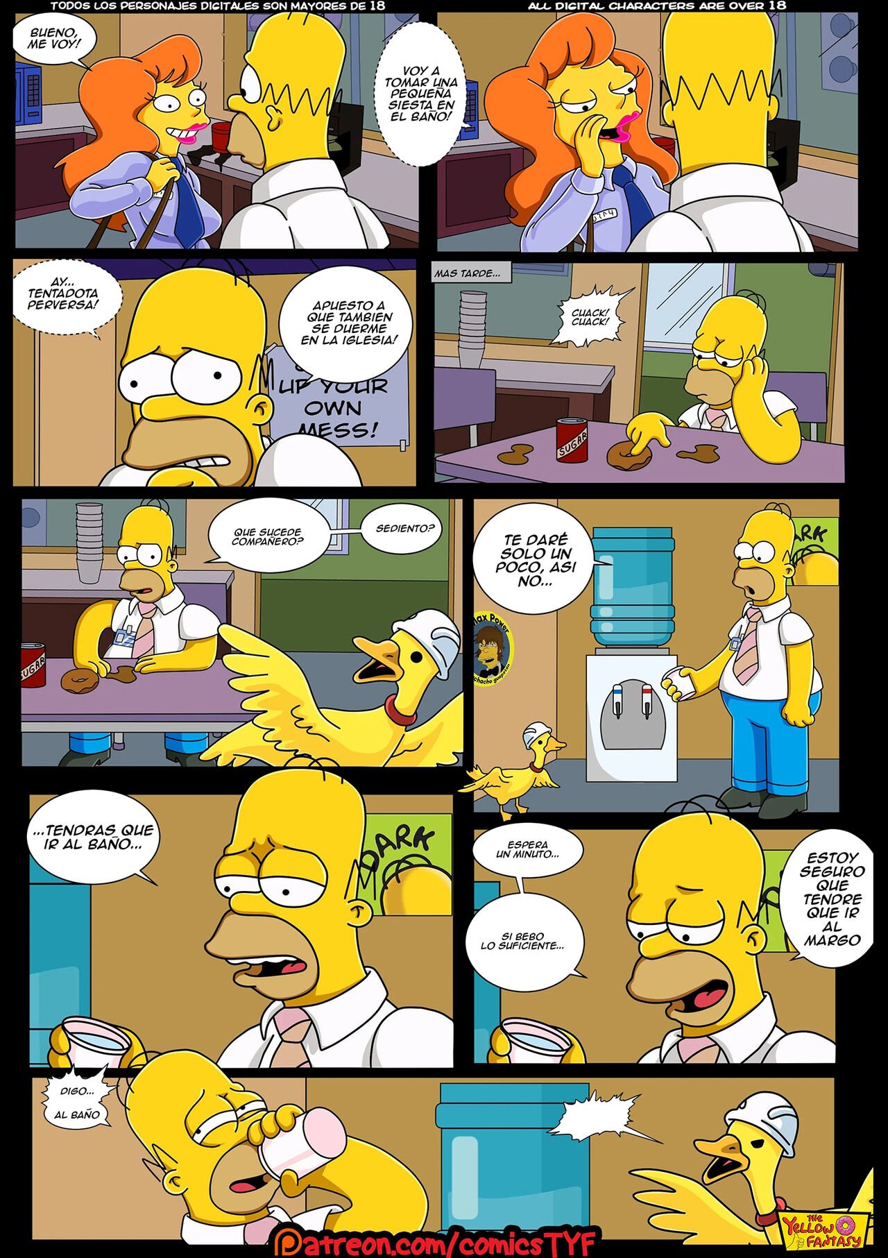 AMOR Radioactivo Amor Radioactivo: Comic XXX Los Simpsons Los Simpsons - Comic XXX Los Simpsons imagen 9
