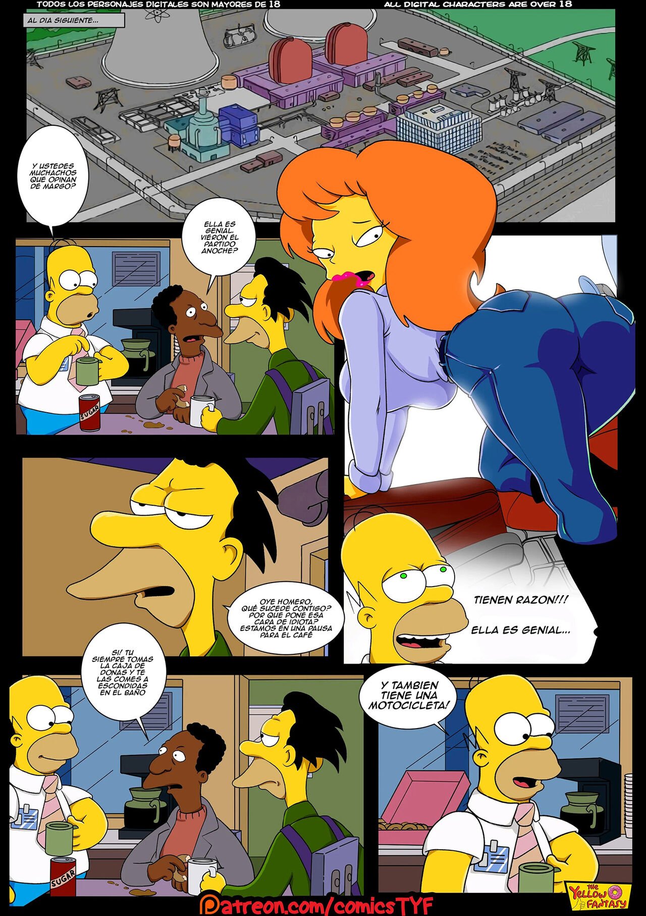 AMOR Radioactivo xxx comic los simpson - Amor Radioactivo: Comic XXX Los Simpsons imagen 6