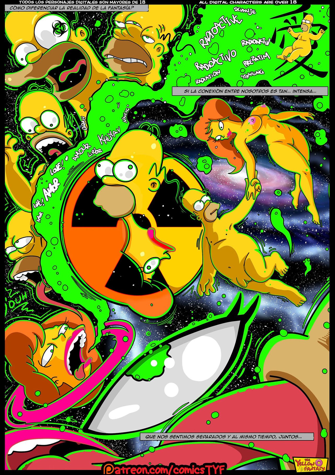 AMOR Radioactivo xxx comic los simpson - Amor Radioactivo: Comic XXX Los Simpsons imagen 22