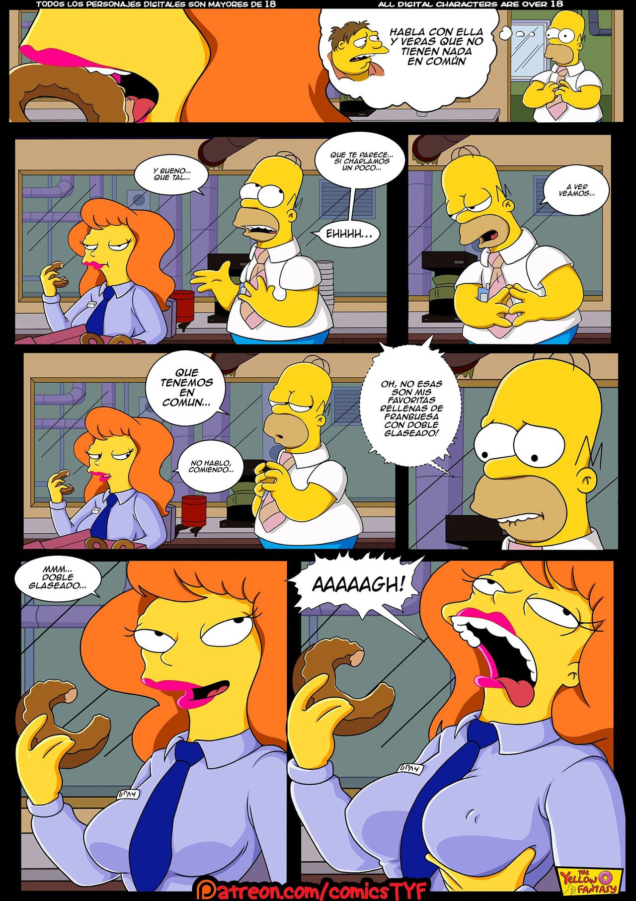 AMOR Radioactivo Los Simpsons en Los Simpsons comic XXX - imagen 7 de 31