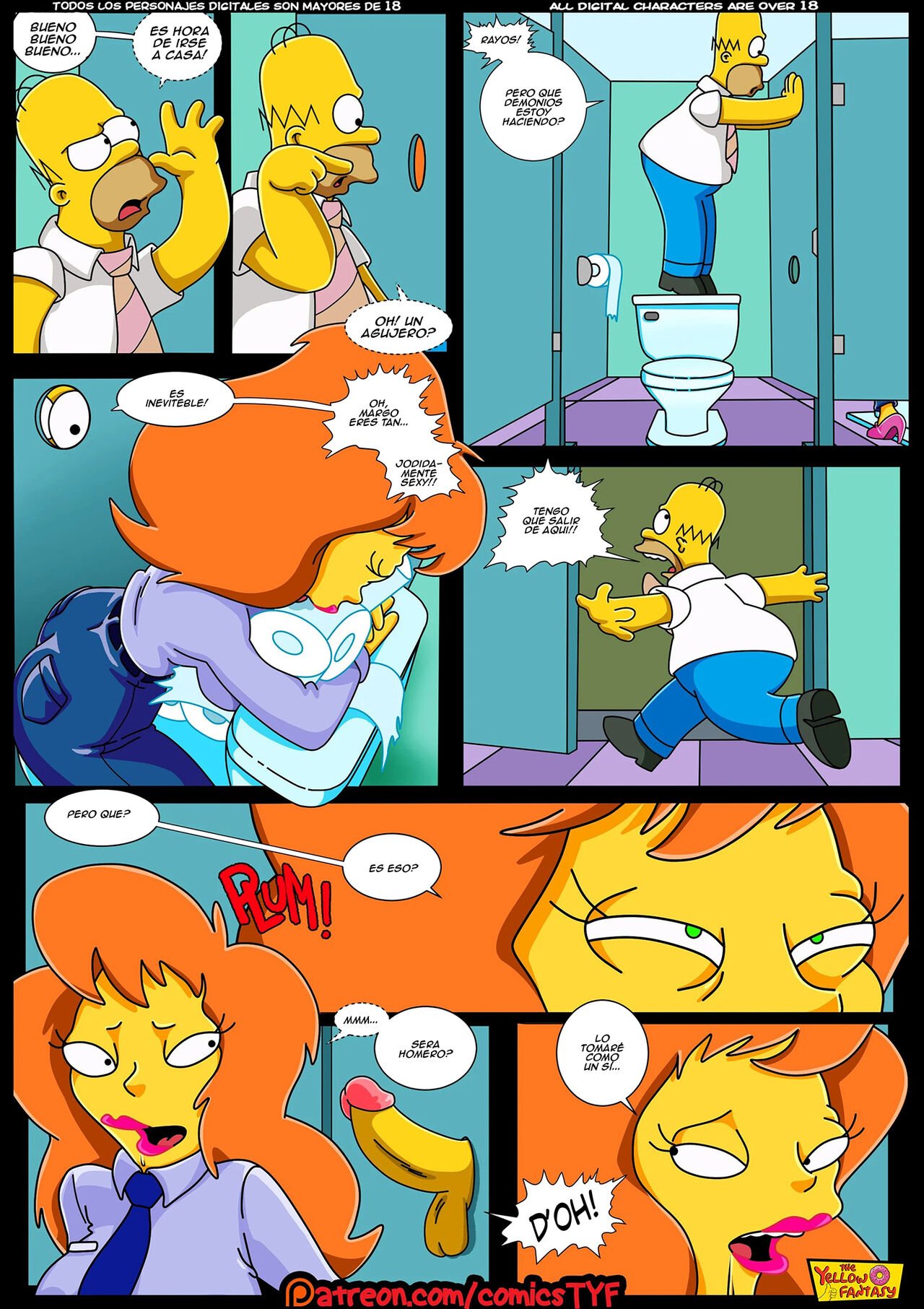 AMOR Radioactivo Los Simpsons en Los Simpsons comic XXX - imagen 11 de 31