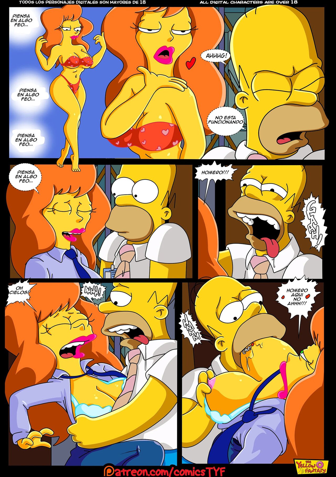AMOR Radioactivo Amor Radioactivo: Comic XXX Los Simpsons Los Simpsons - Comic XXX Los Simpsons imagen 17