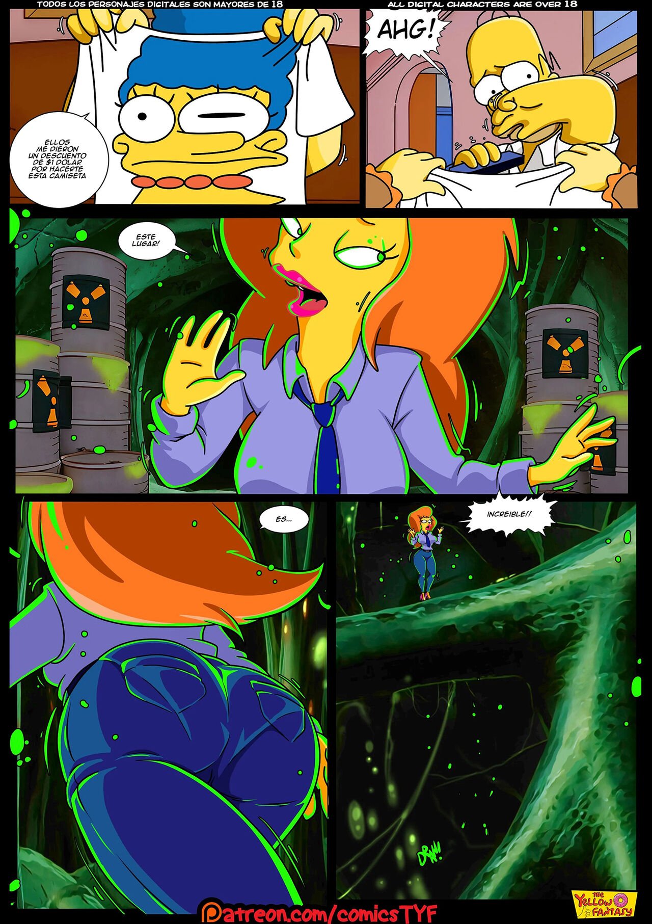 AMOR Radioactivo Amor Radioactivo: Comic XXX Los Simpsons Los Simpsons - Comic XXX Los Simpsons imagen 25