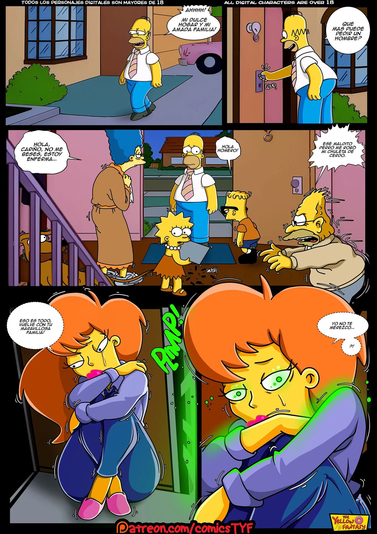 AMOR Radioactivo xxx comic los simpson - Amor Radioactivo: Comic XXX Los Simpsons imagen 18