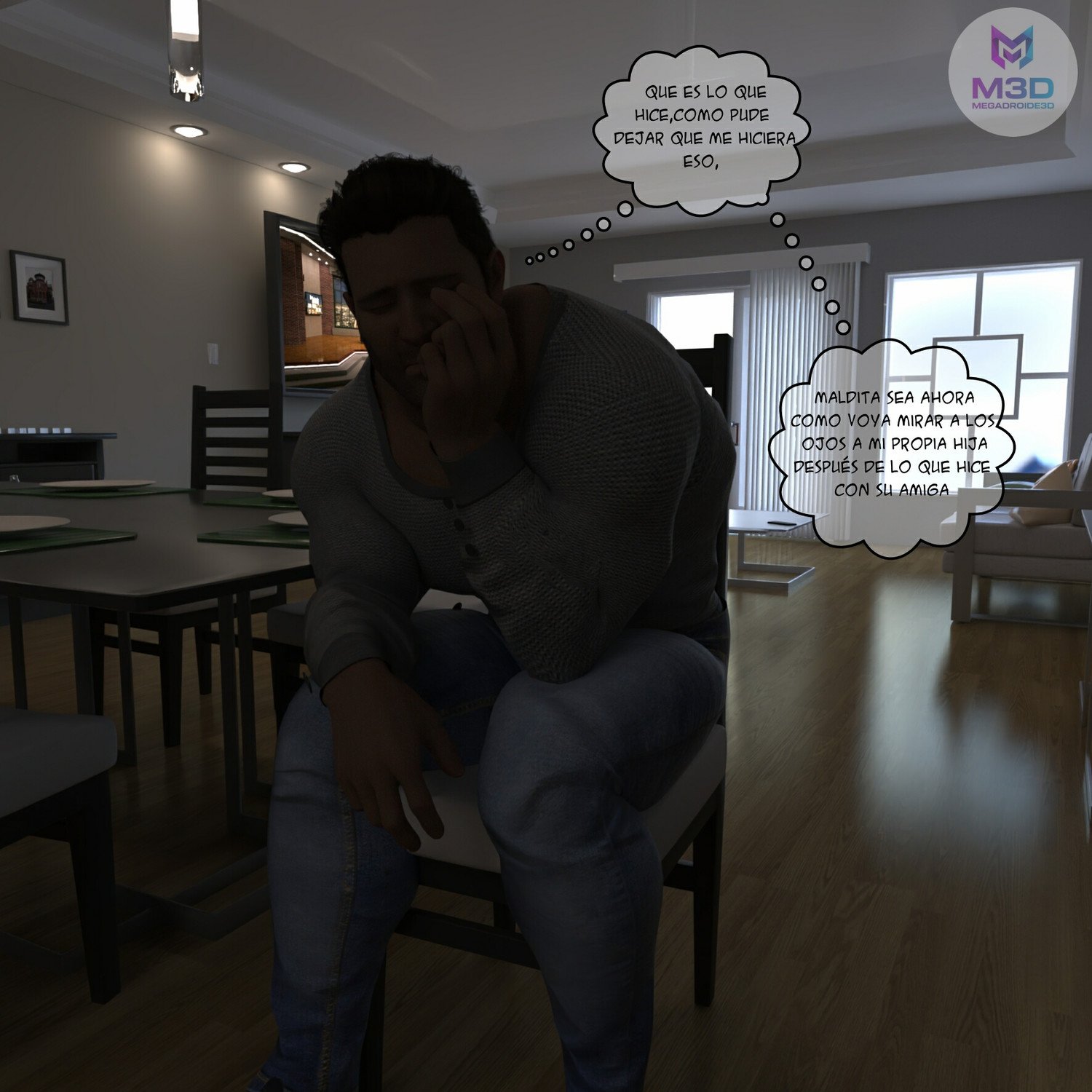 INTIMIDADES con la HIJA de mi Amiga INTIMIDADES con la HIJA de mi Amiga — página 18 del cómic 3D XXX