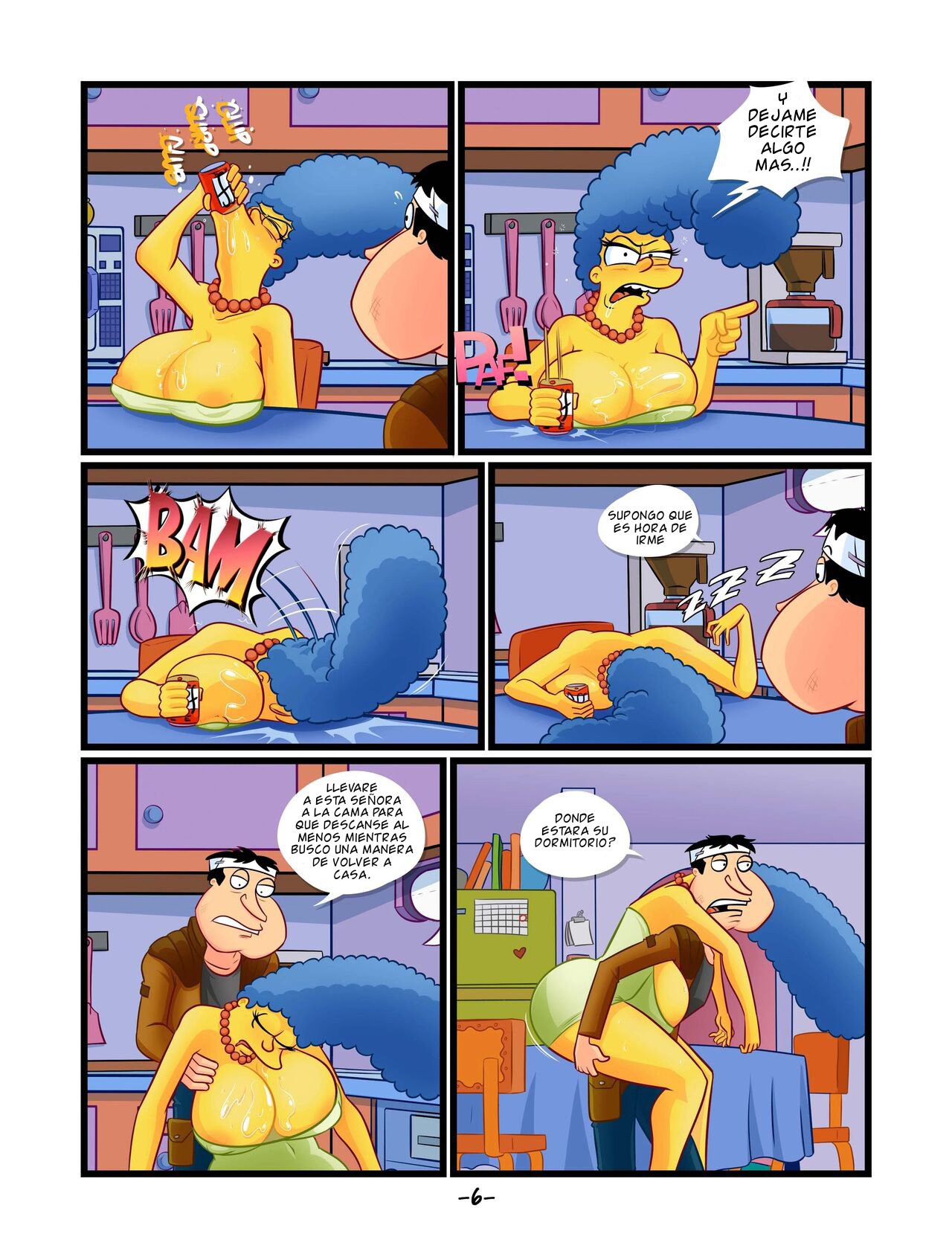 xxx comic los simpson - Quagmire en el Multiverso Parte 2: Comic XXX Los Simpsons imagen 6