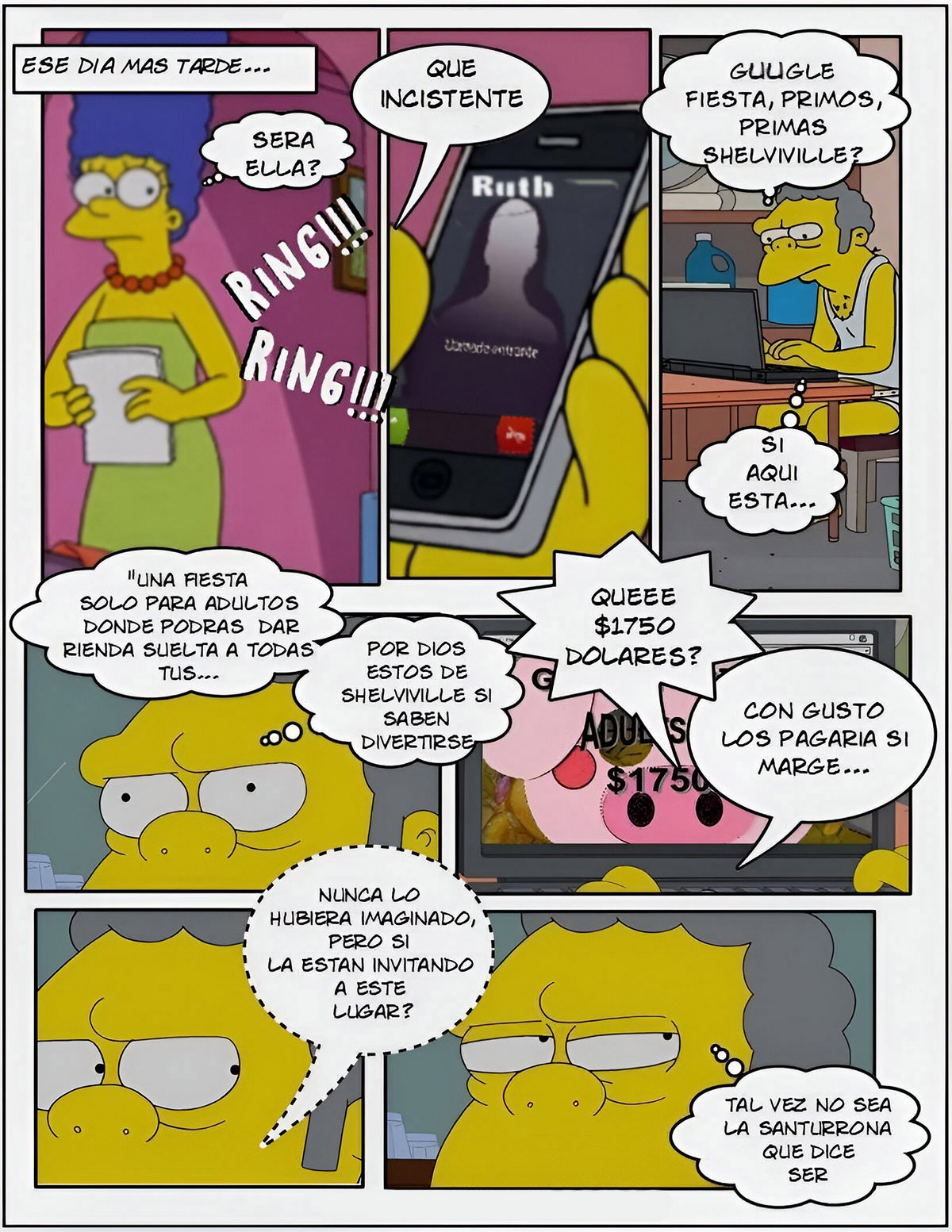 The GYM: Comic XXX Los Simpsons - xxx comic los simpson página 8