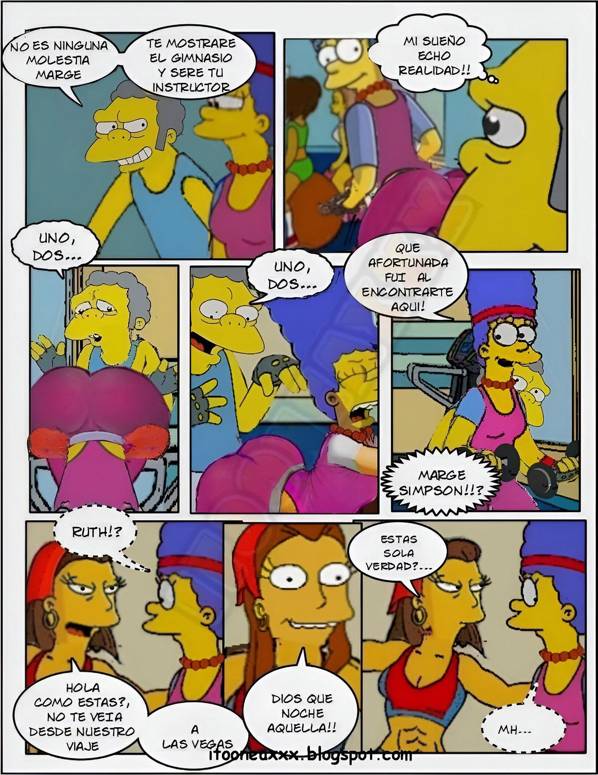 The GYM: Comic XXX Los Simpsons - xxx comic los simpson página 4