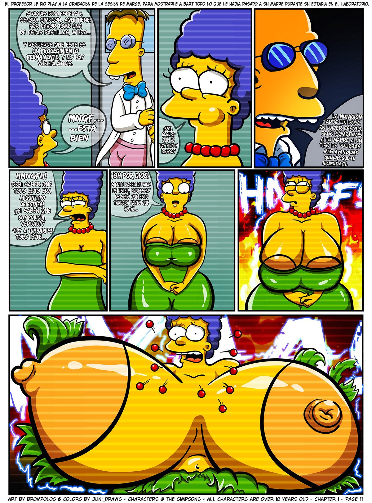 Los SEXENSTEINS parte 1: Comic XXX Los Simpsons - xxx comic los simpson página 12