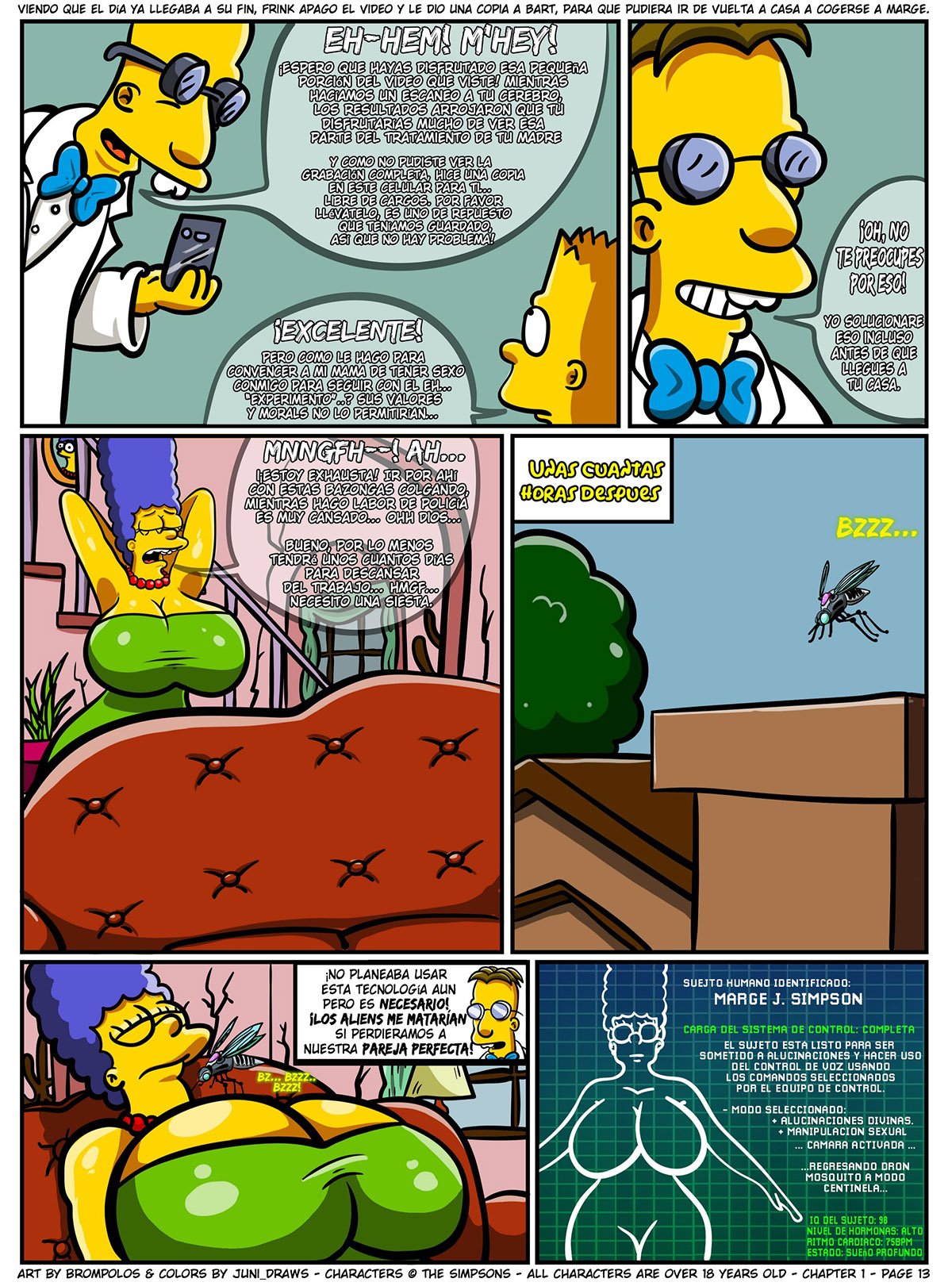xxx comic los simpson - Los SEXENSTEINS parte 1: Comic XXX Los Simpsons imagen 14