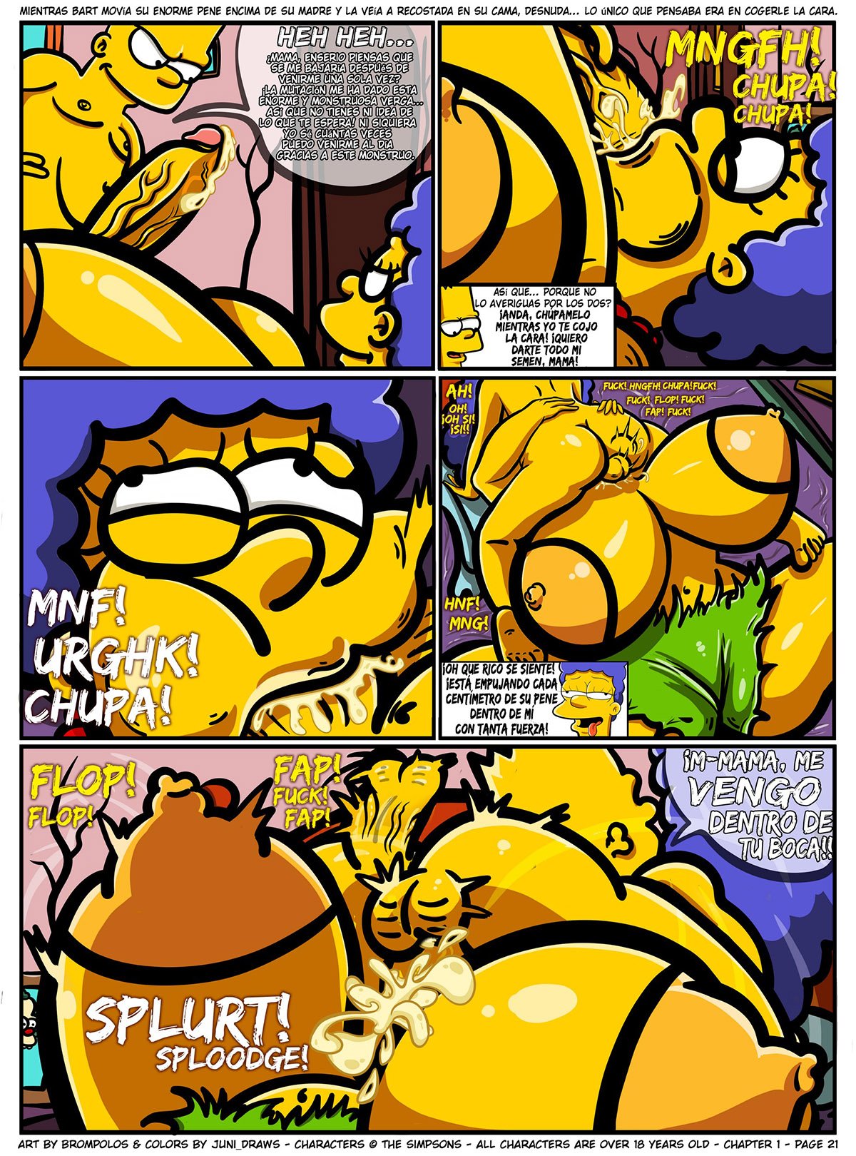xxx comic los simpson - Los SEXENSTEINS parte 1: Comic XXX Los Simpsons imagen 22