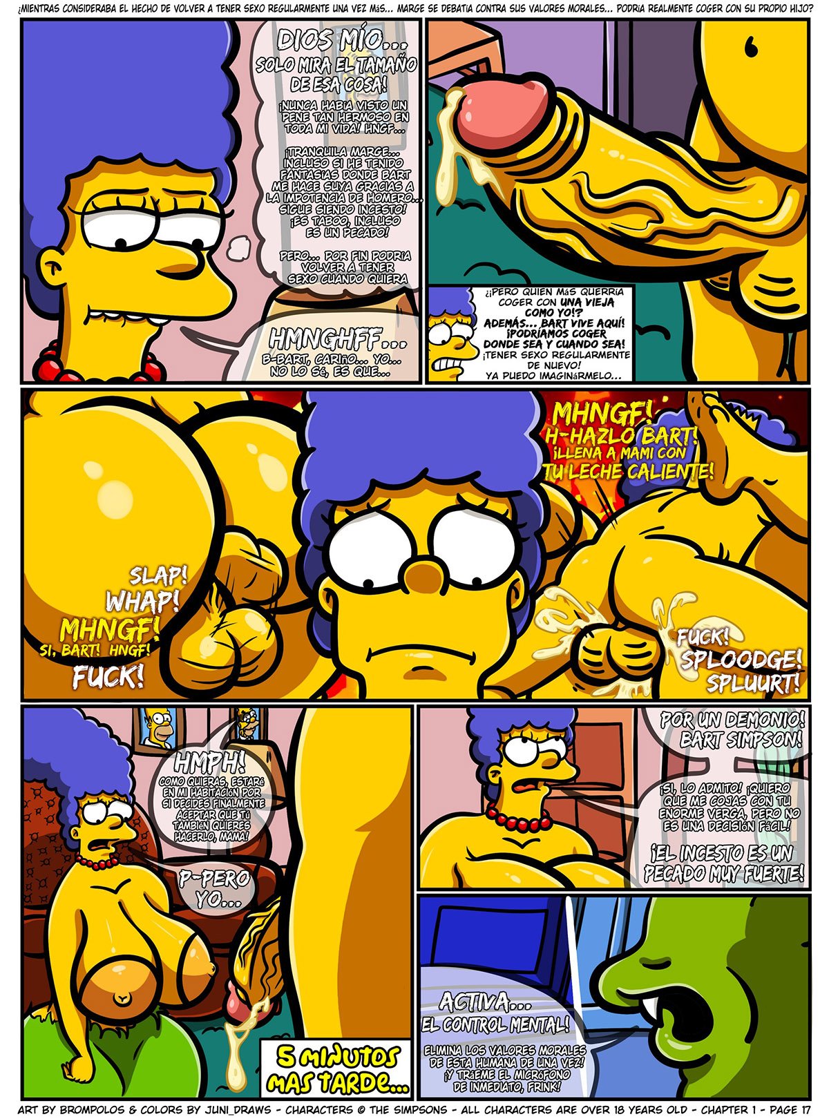 xxx comic los simpson - Los SEXENSTEINS parte 1: Comic XXX Los Simpsons imagen 18