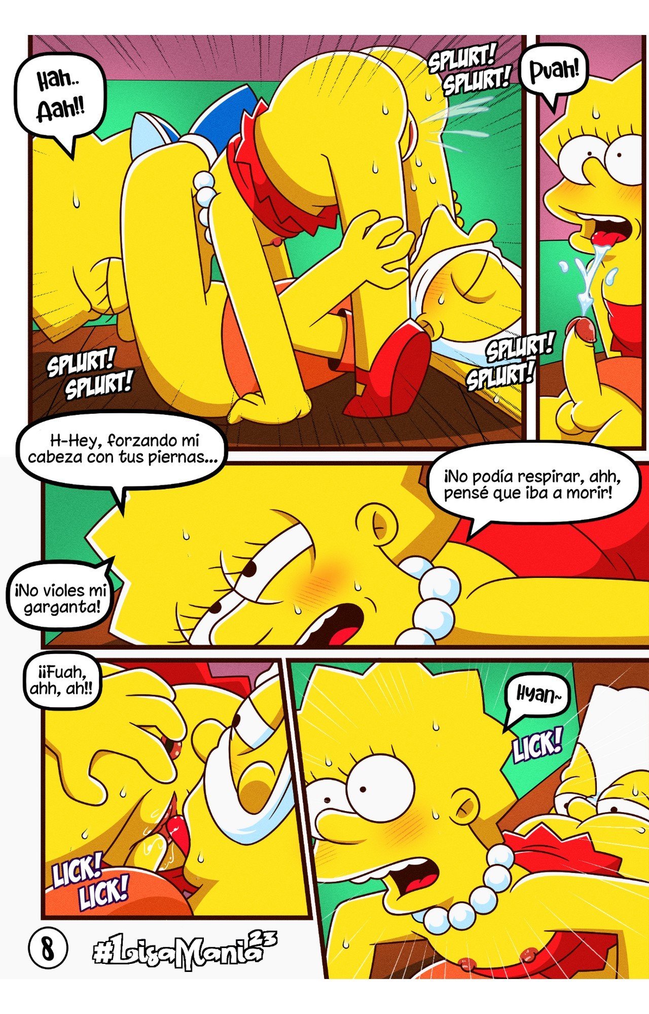 What a LITTLE SISTER: Comic XXX Los Simpsons Los Simpsons - Comic XXX Los Simpsons imagen 9