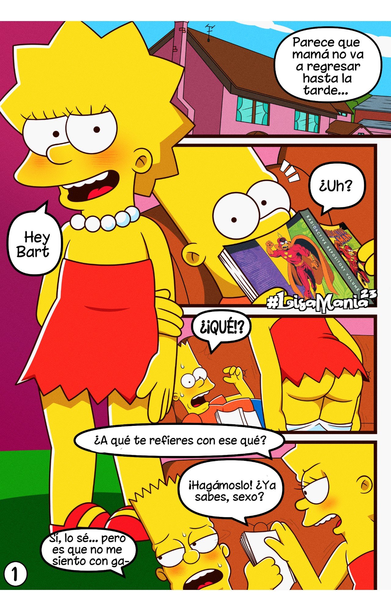 xxx comic los simpson - What a LITTLE SISTER: Comic XXX Los Simpsons imagen 2