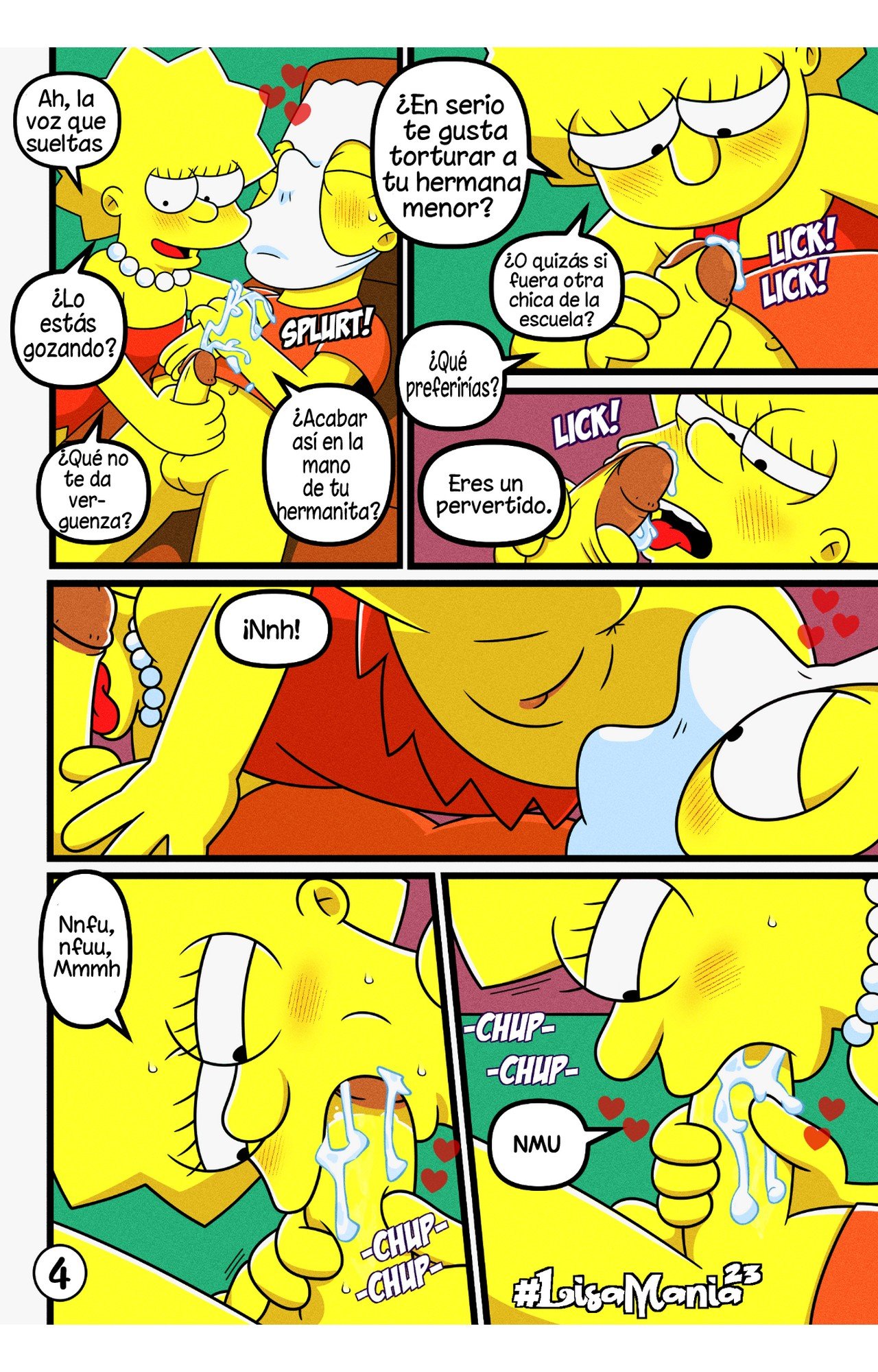 What a LITTLE SISTER: Comic XXX Los Simpsons Los Simpsons - Comic XXX Los Simpsons imagen 5