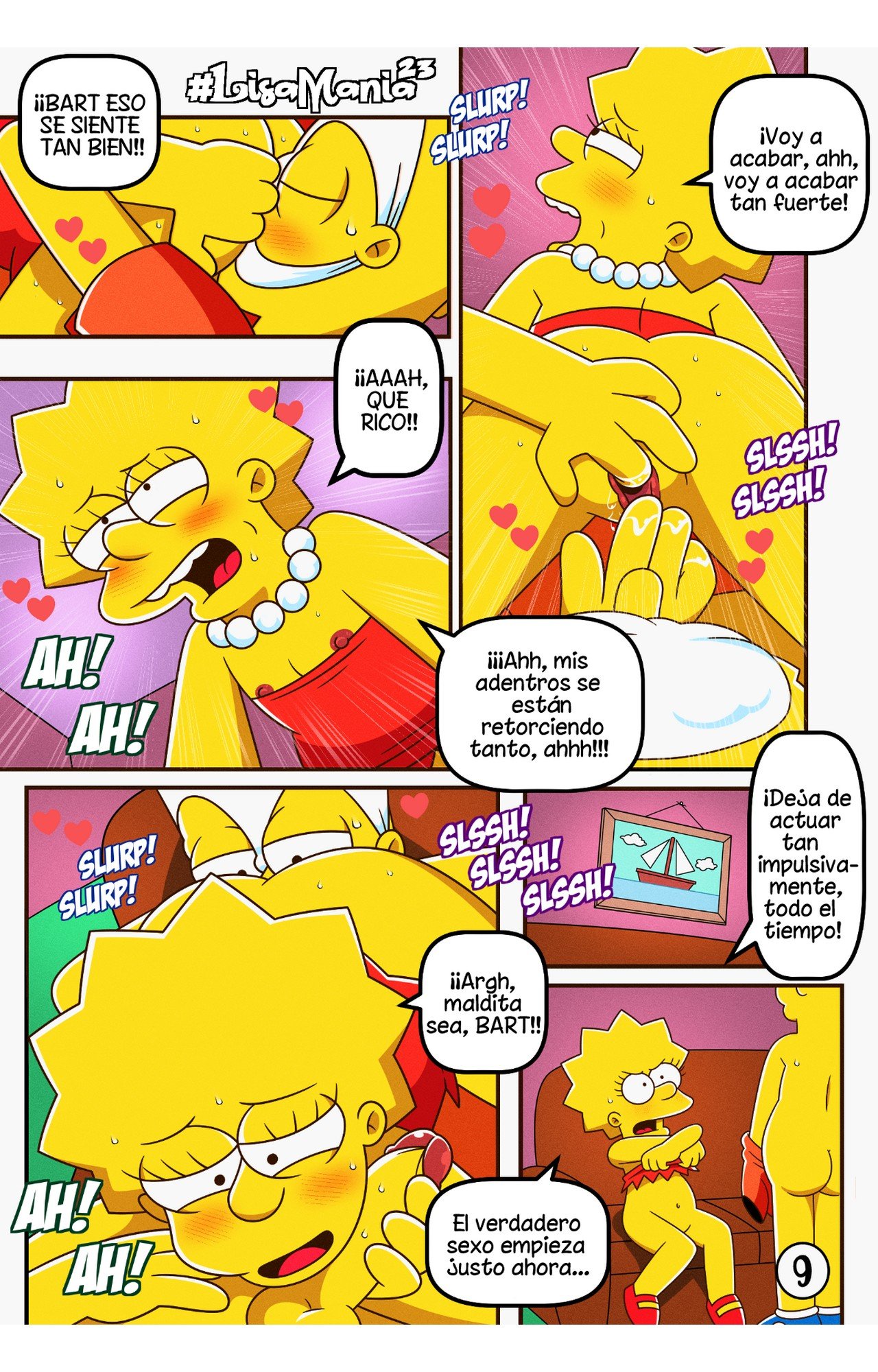 xxx comic los simpson - What a LITTLE SISTER: Comic XXX Los Simpsons imagen 10
