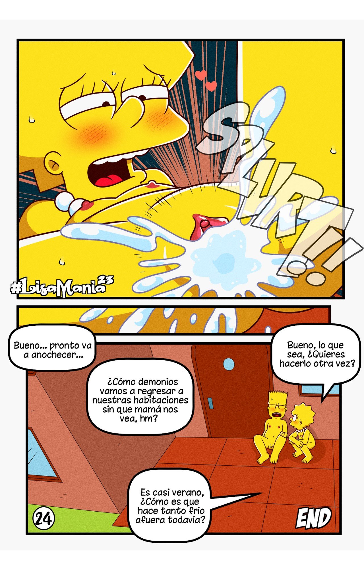What a LITTLE SISTER: Comic XXX Los Simpsons Los Simpsons - Comic XXX Los Simpsons imagen 25