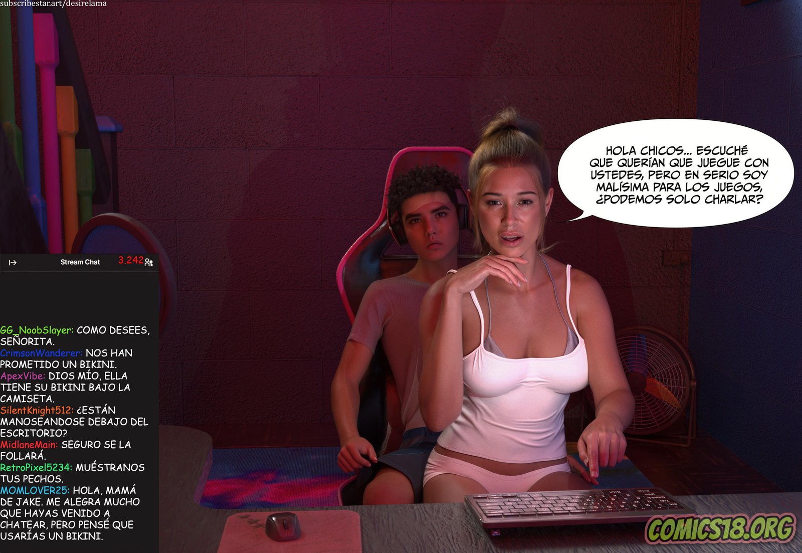 The STREAM parte 2 The STREAM parte 2 — página 10 del cómic 3D XXX