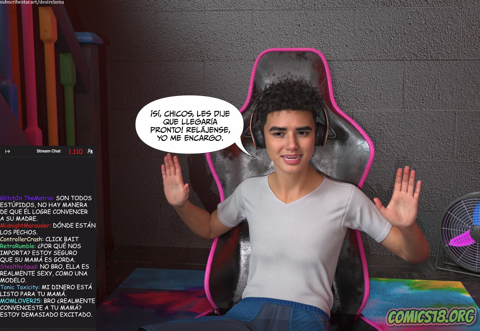 The STREAM parte 2 Página 3 de 20 de The STREAM parte 2 — Comic 3D XXX