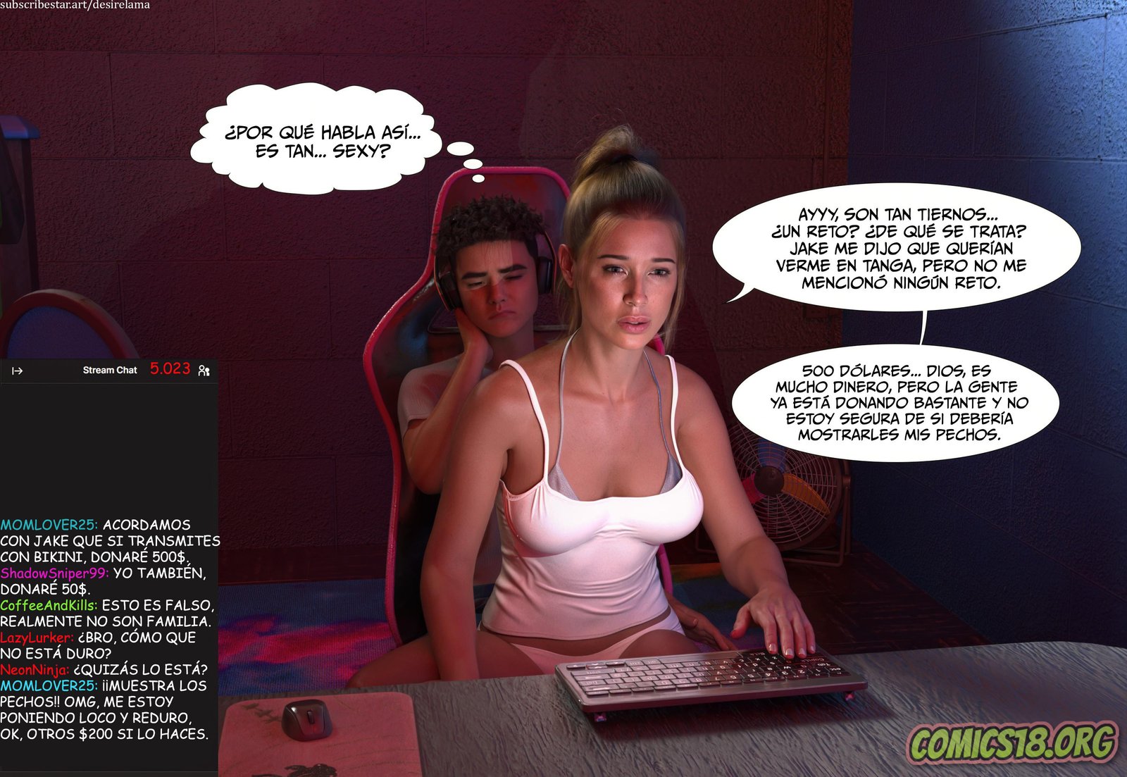 The STREAM parte 2 The STREAM parte 2 en Comic 3D XXX — página 13 de 20