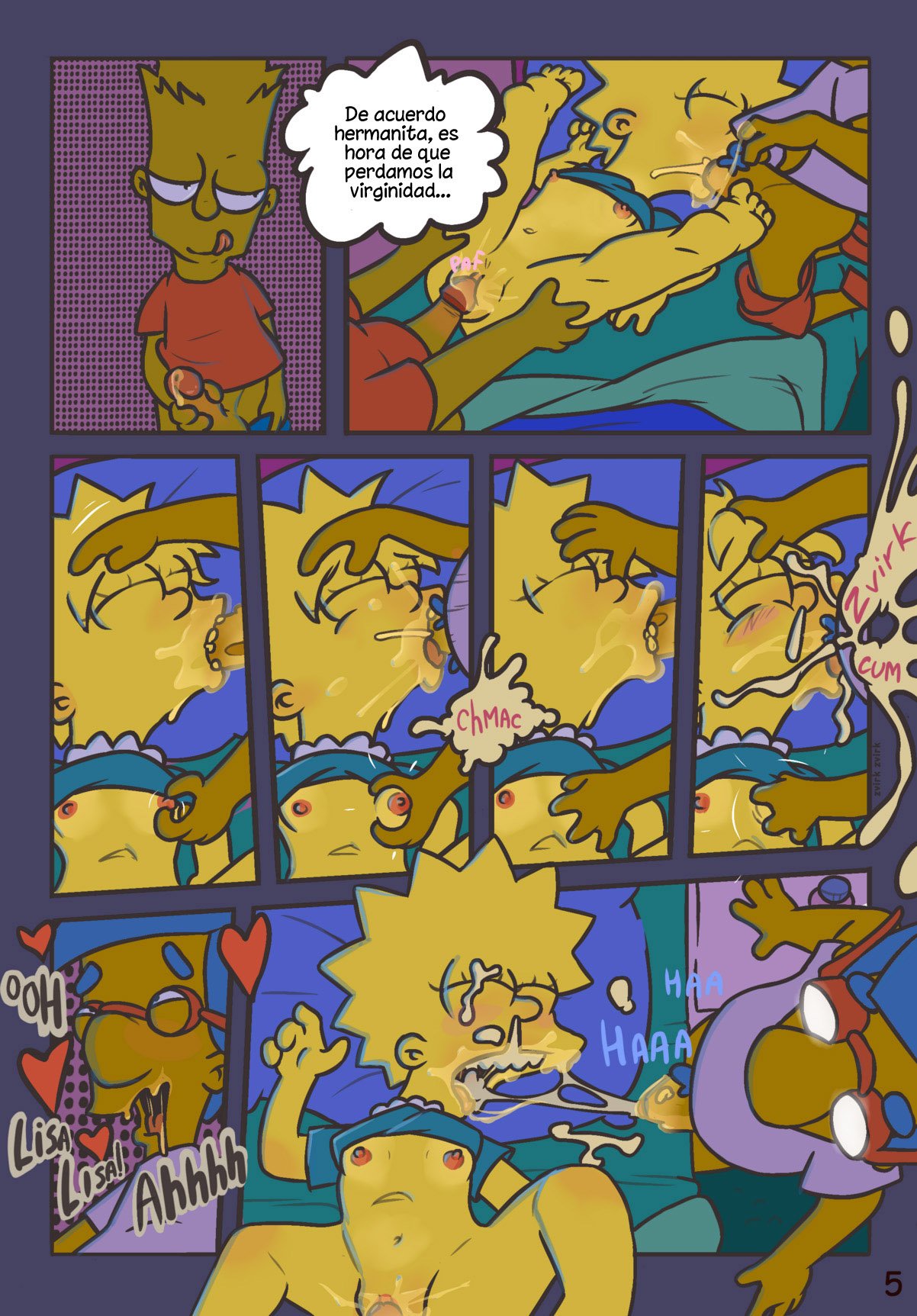 The SWINSONS parte 1 Los Simpsons en Los Simpsons comic XXX - imagen 7 de 22