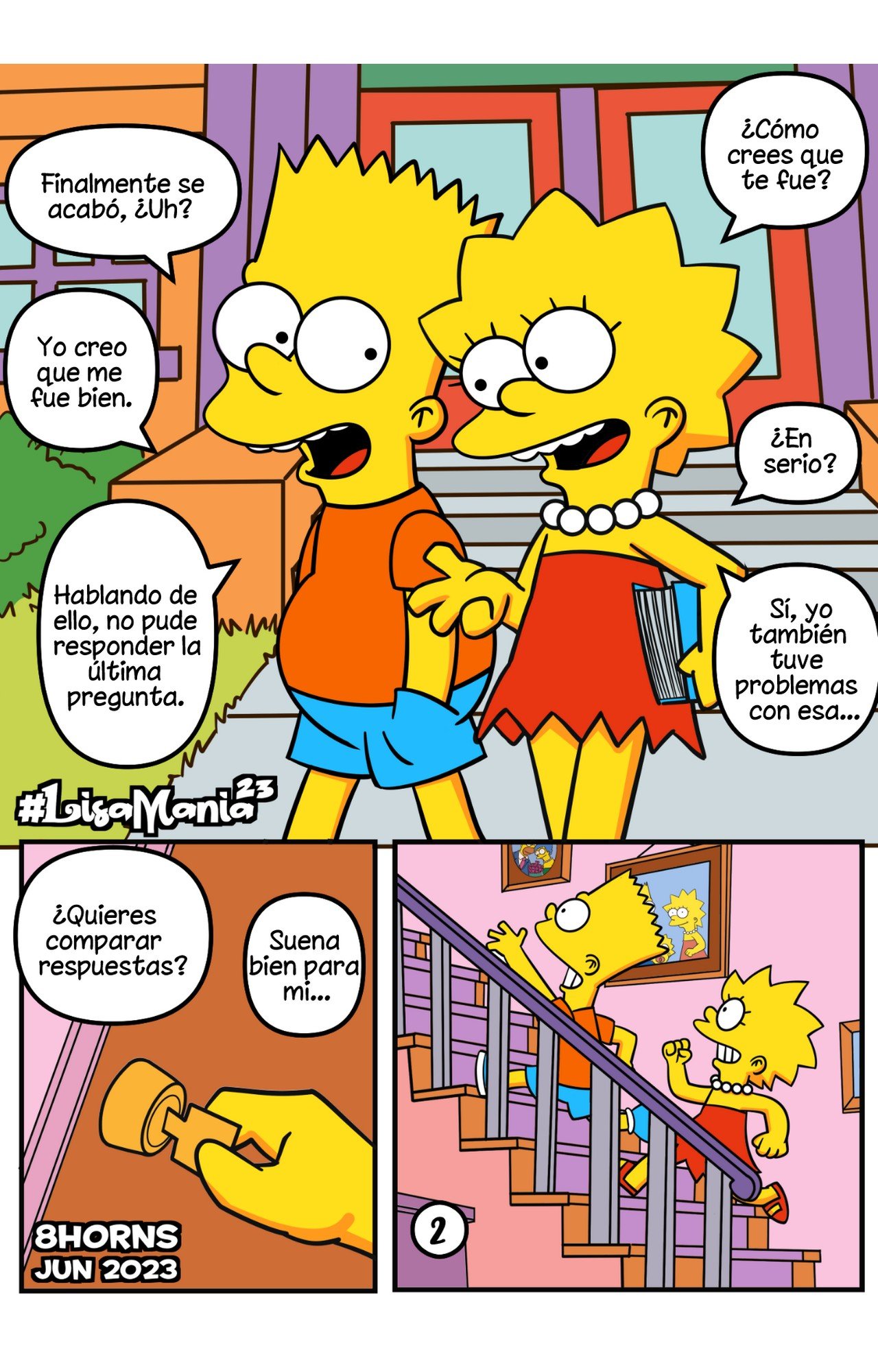 Having Pasión con el Amor en Comic XXX Los Simpsons - xxx comic los simpson página 4
